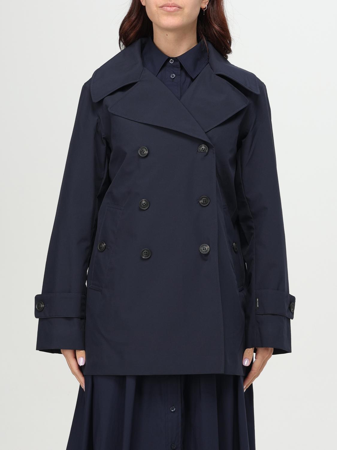 SAVE THE DUCK TRENCH COAT SAVE THE DUCK WOMAN COLOR BLUE 1 G67325239