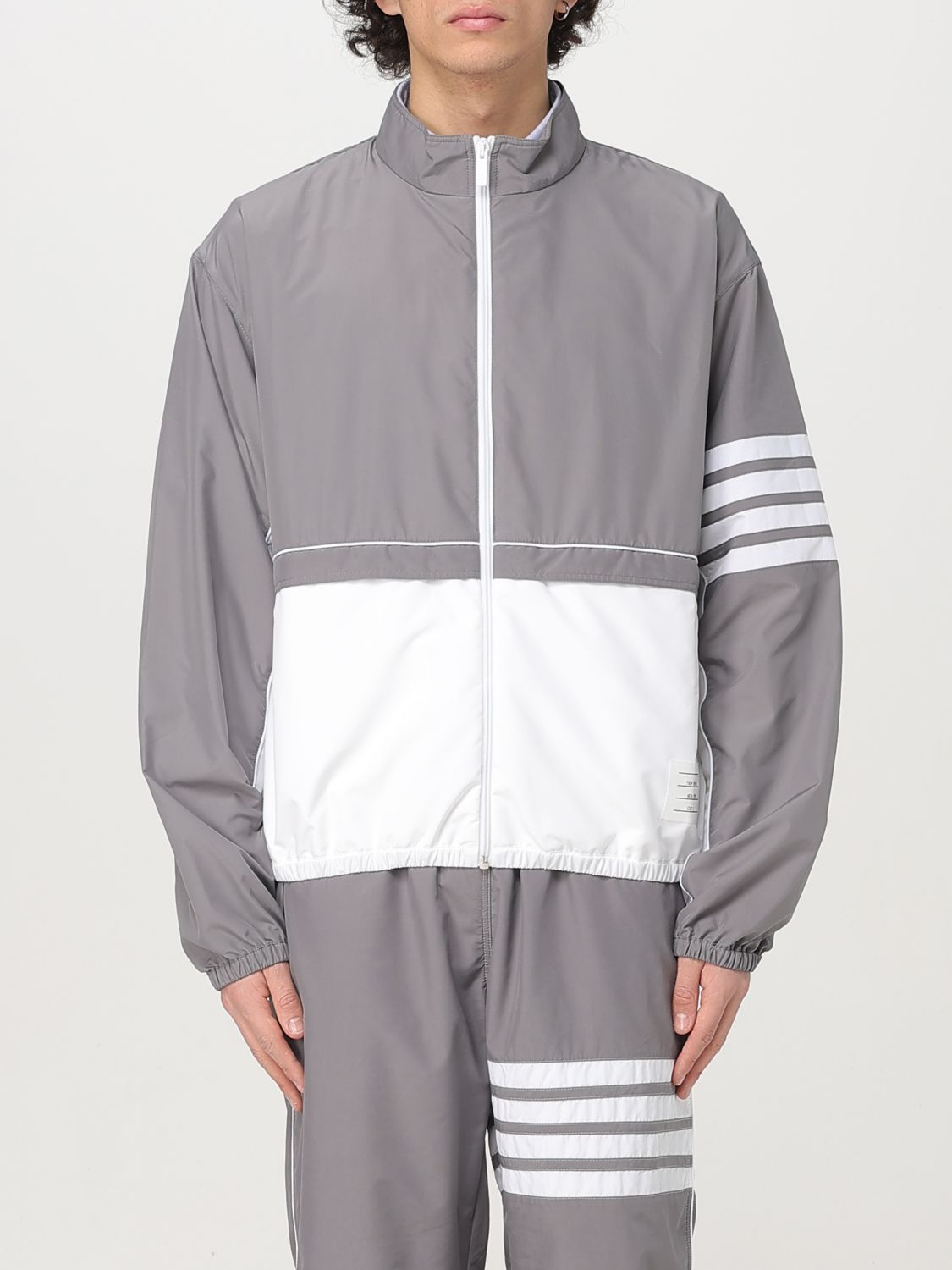 THOM BROWNE JACKET THOM BROWNE MEN COLOR GREY G67342020