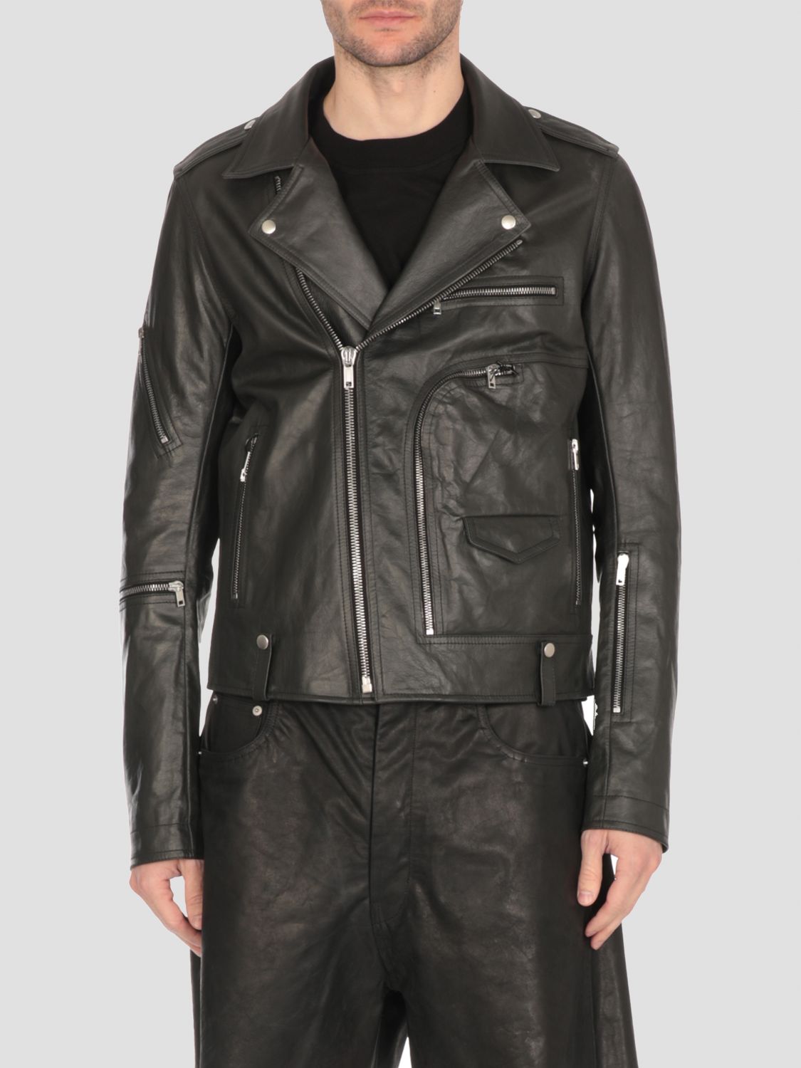 Rick Owens Bauhaus Stooges Leather Jacket