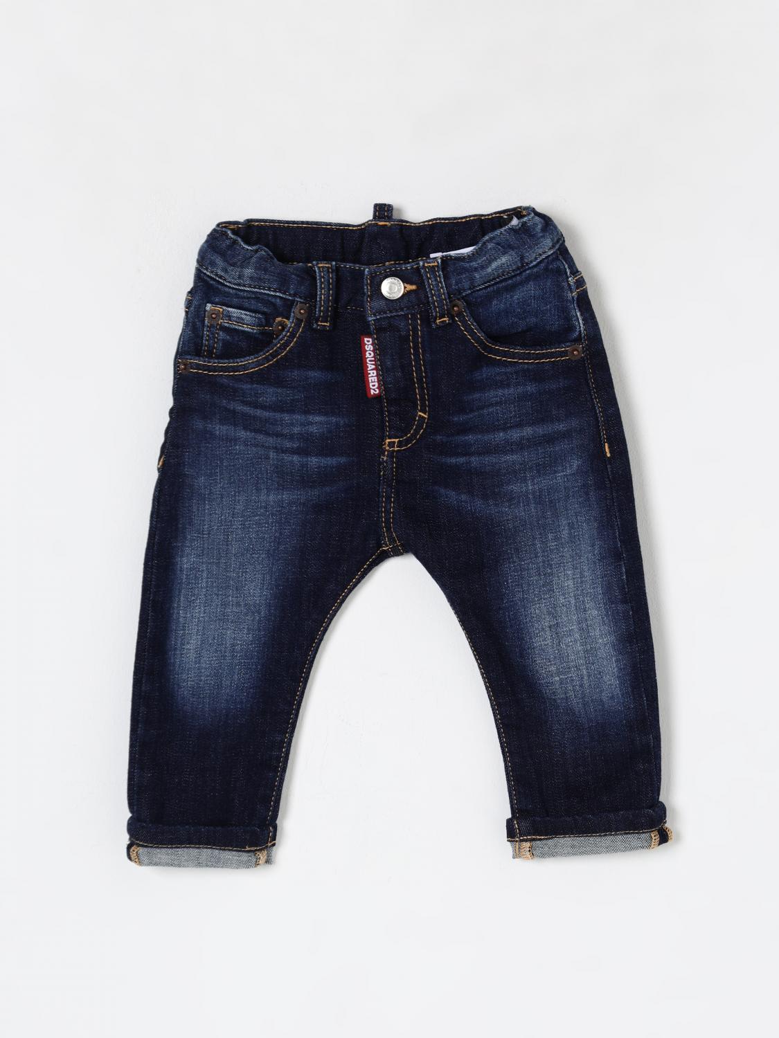 Dsquared2 Pants Kids Color Denim In Denim