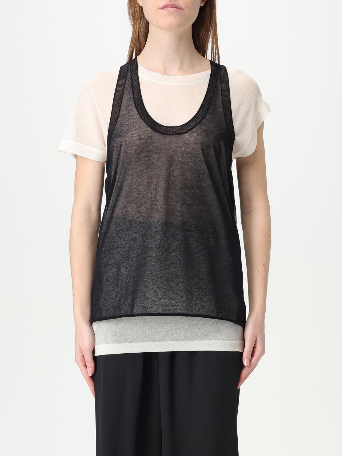 Pinko T-shirt Woman Color Black In Black