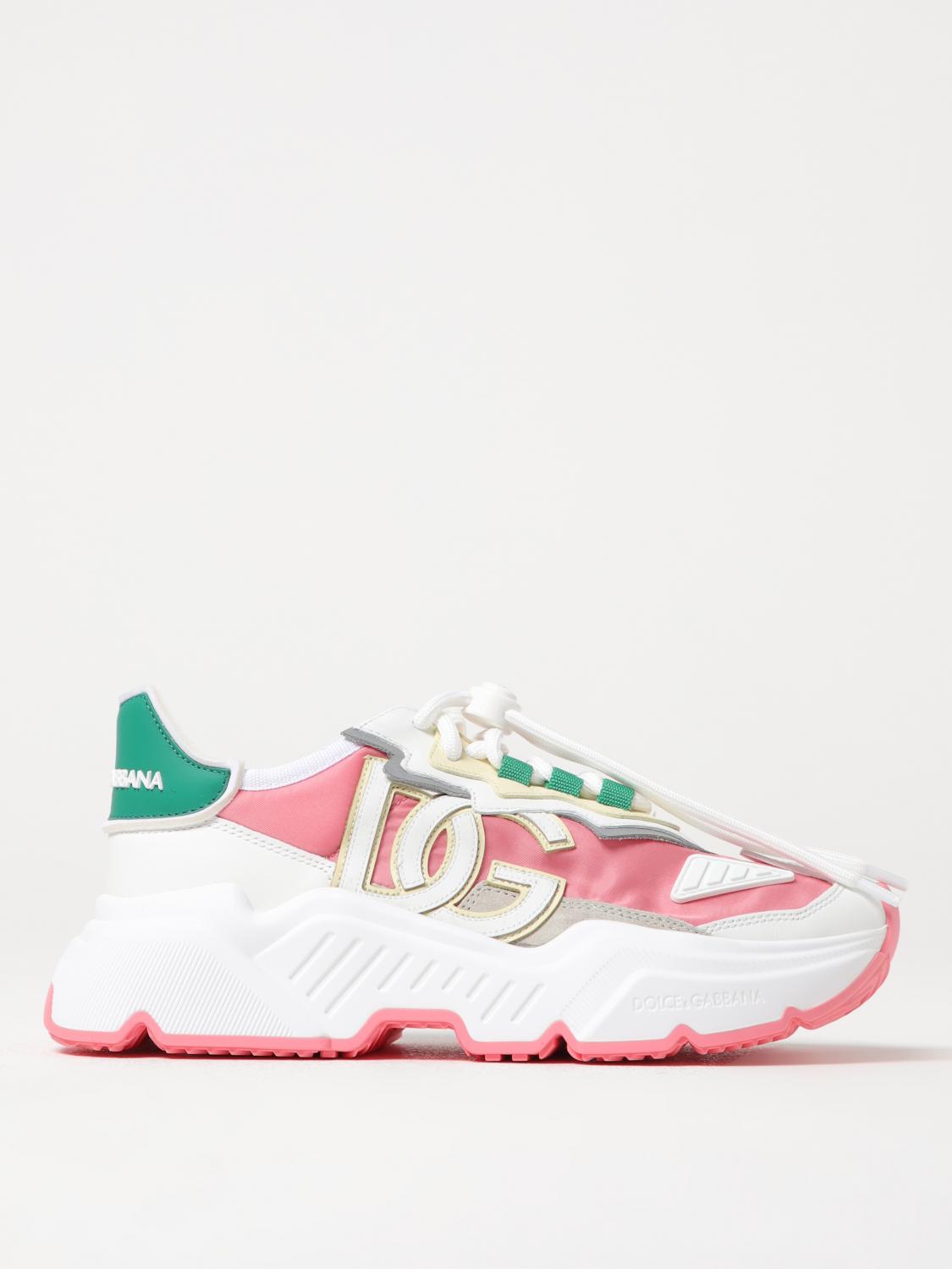 Dolce & Gabbana Masterday Chunky Sole Sneakers In Green