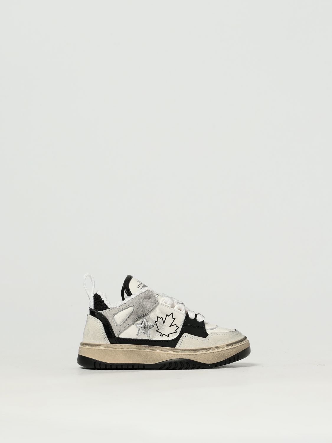 Dsquared2 Shoes Kids Color Grey In White