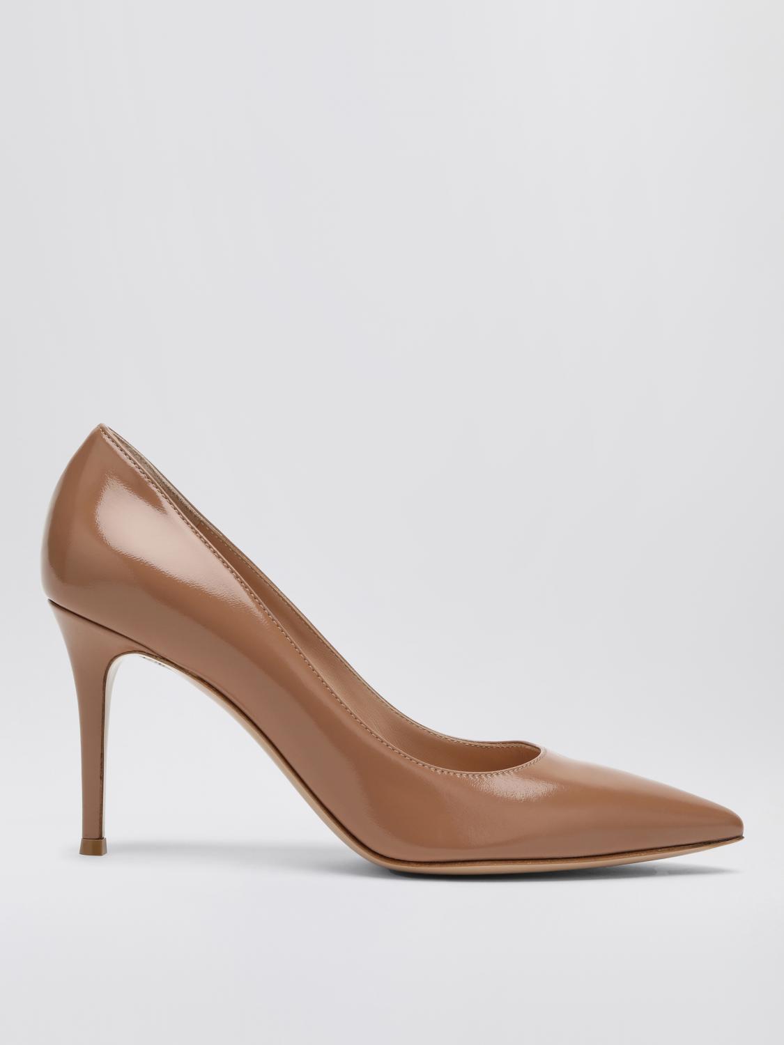 Gianvito Rossi Gianvito 85 Pumps In Caramel-coloured Leather In Beige