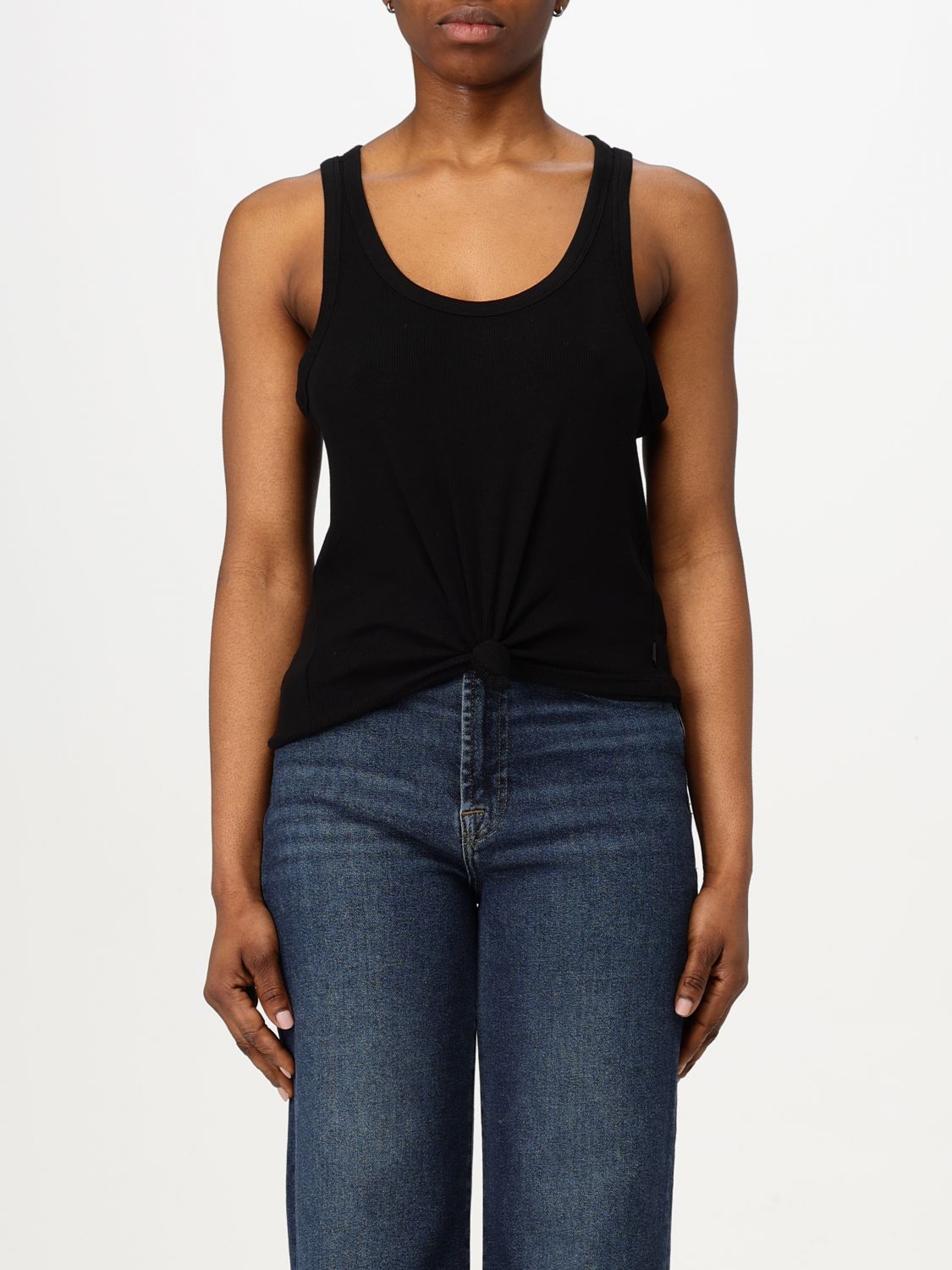 Shop Michael Kors Top Woman Color Black