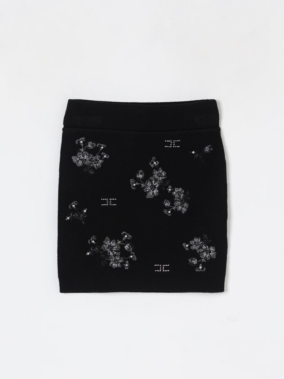 Shop Elisabetta Franchi La Mia Bambina Skirt Kids Color Black