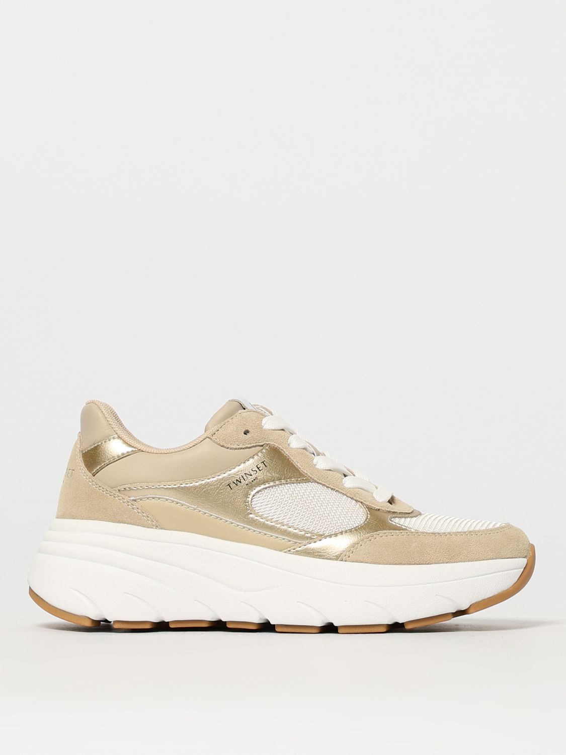 Twinset Sneakers  Woman Color Gold