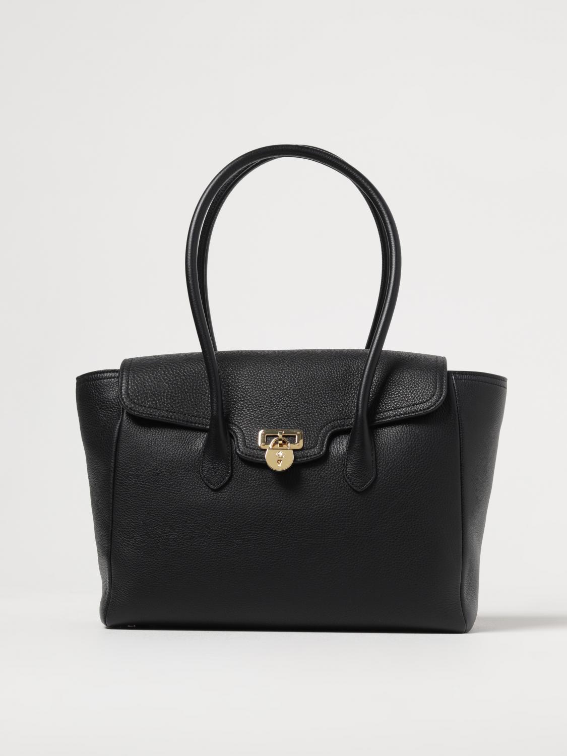 Ralph Lauren Tote Bag Lauren  Woman Color Black In Black