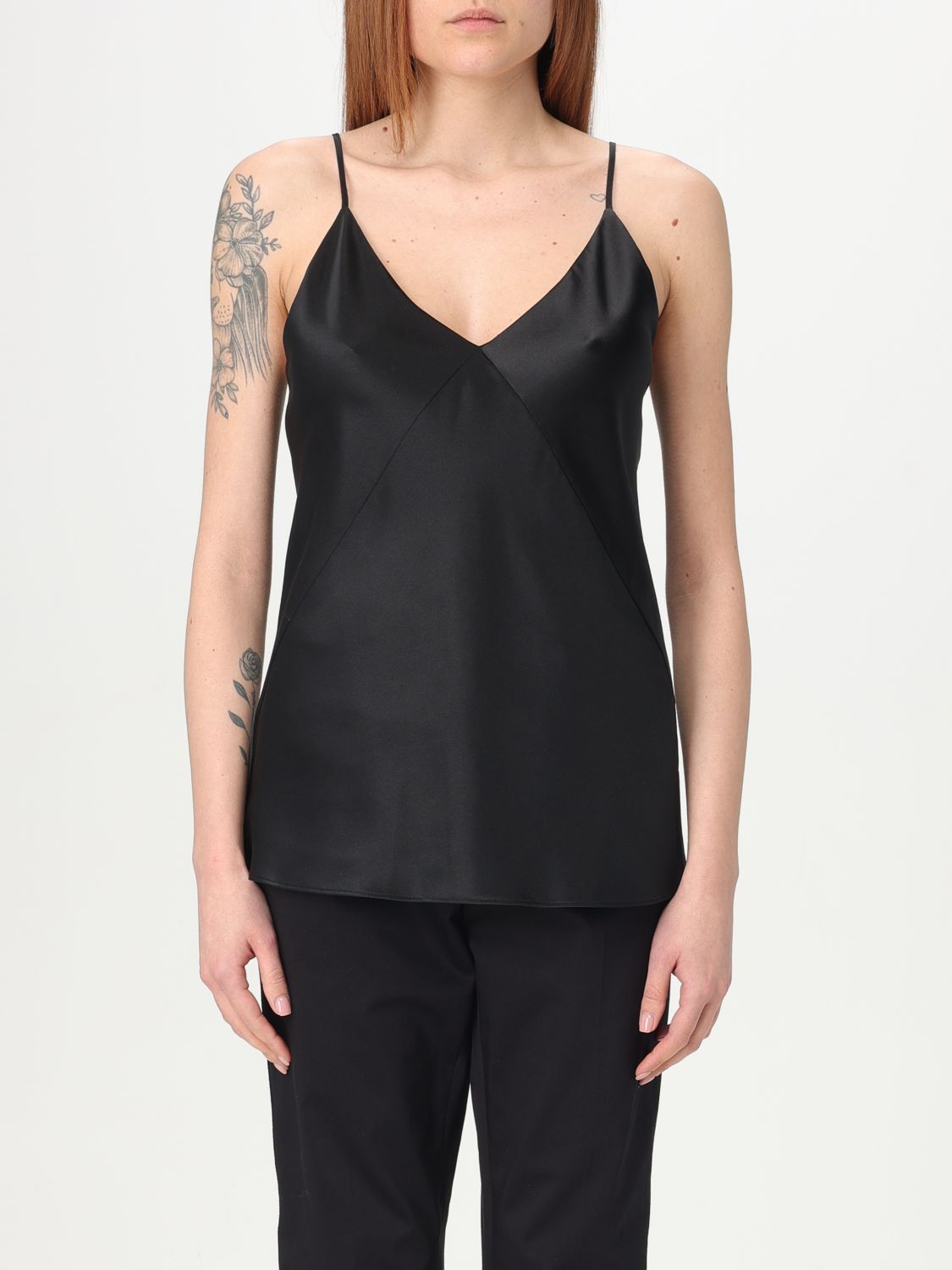 Shop Max Mara Top Woman Color Black