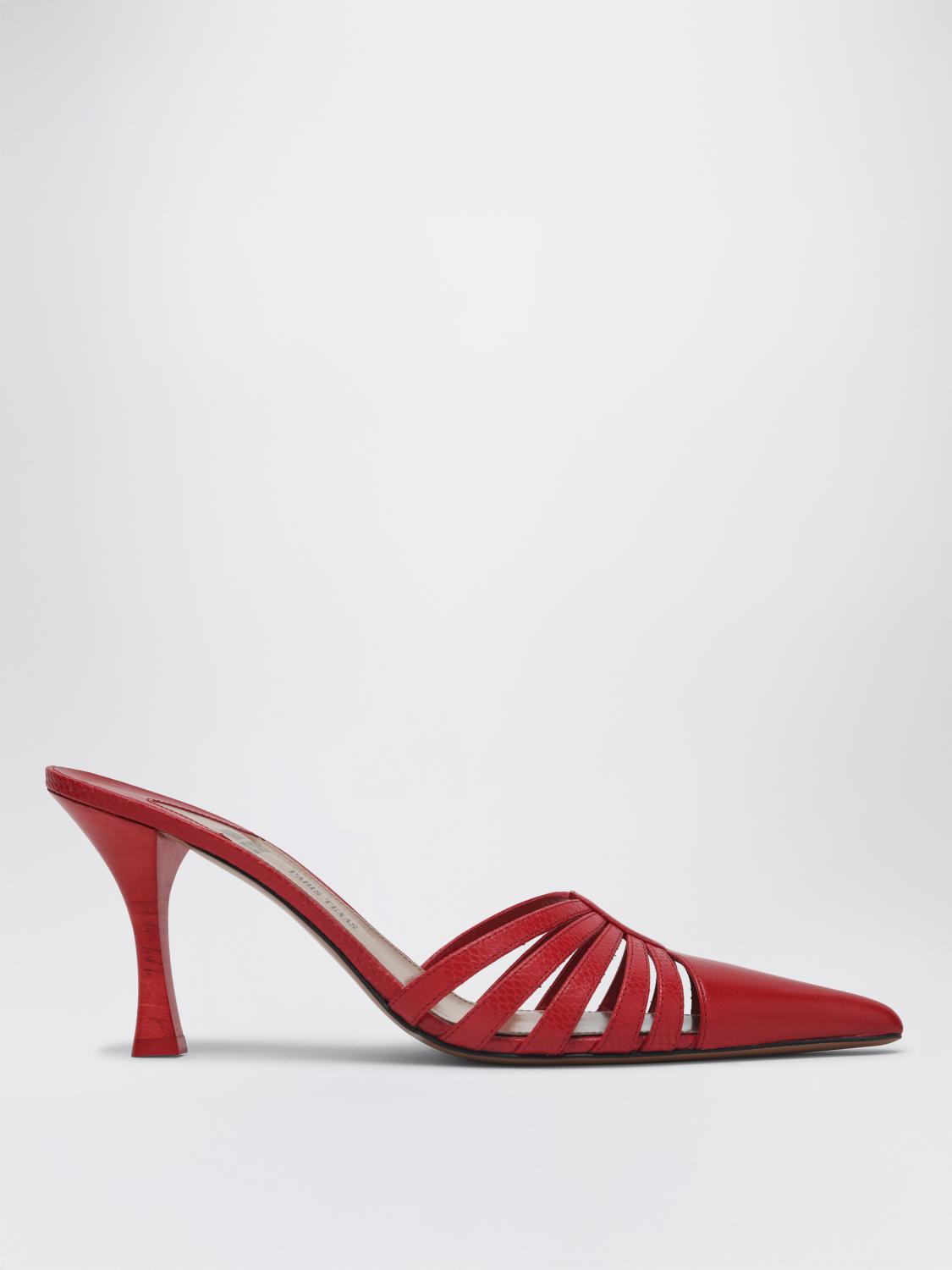 Paris Texas Nadia Sabot Sandals In Red