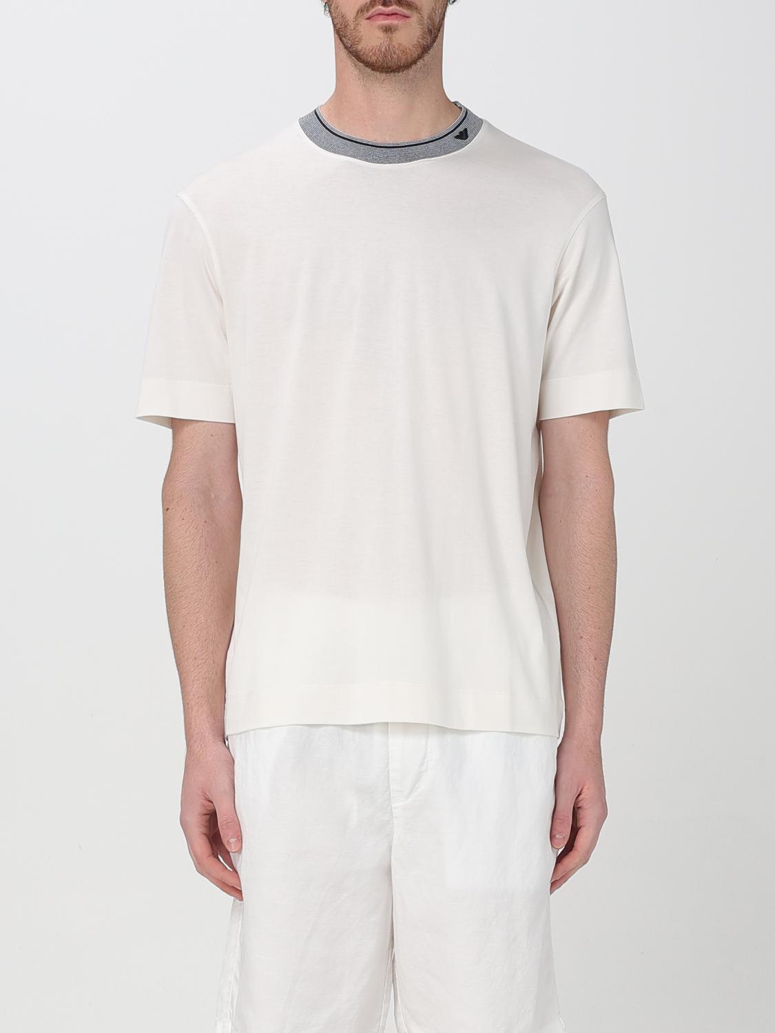 Emporio Armani T-shirt Men Color White In White