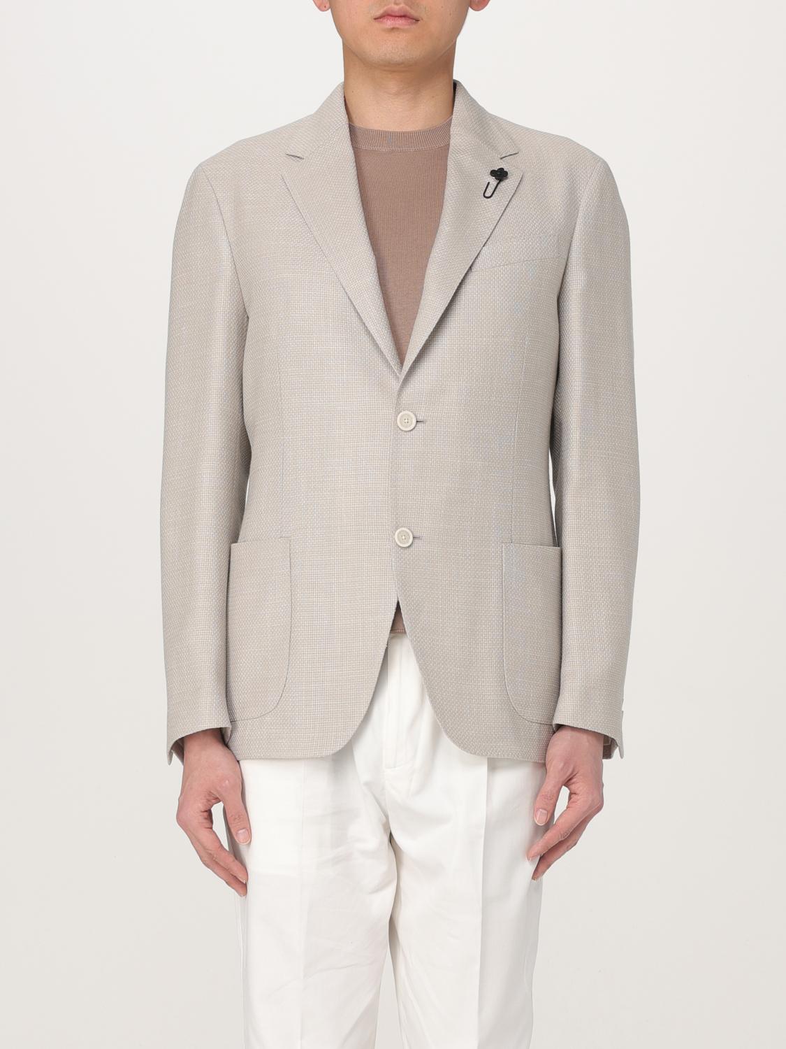 Lardini Blazer Men Color Black In Black