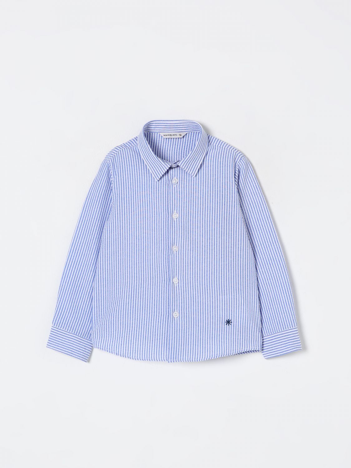 Shop Manuel Ritz Shirt Kids Color Blue