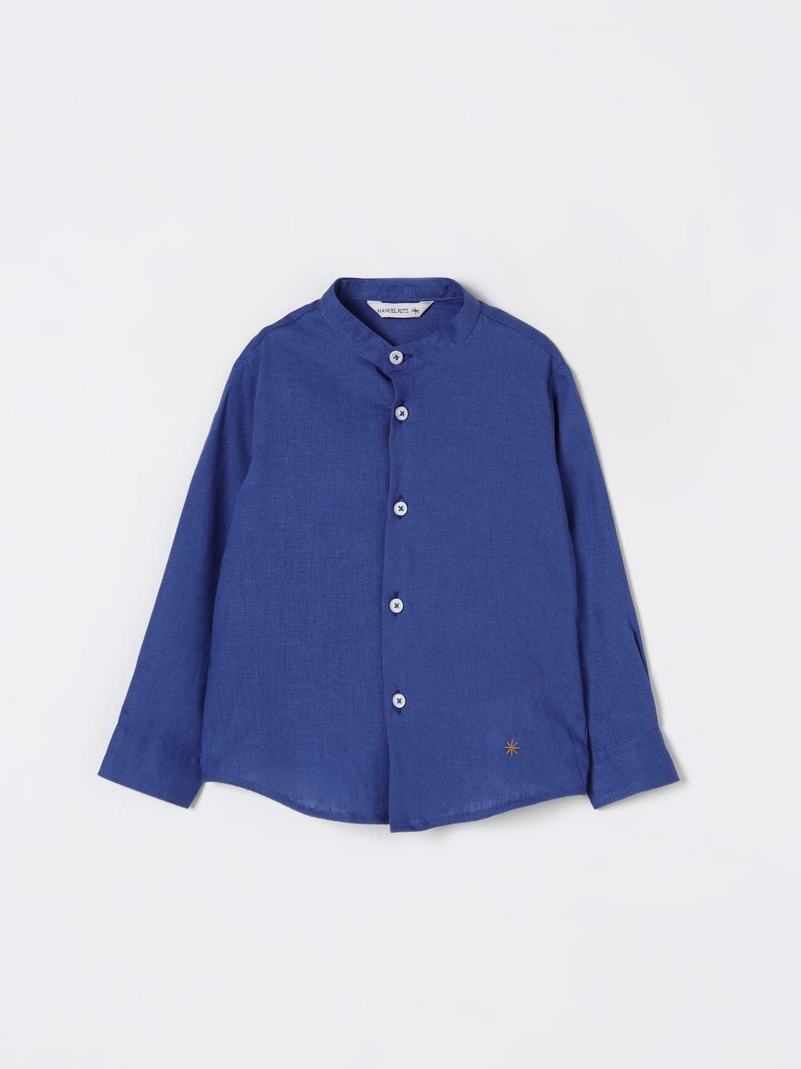 Manuel Ritz Shirt  Kids Color Blue In Blue