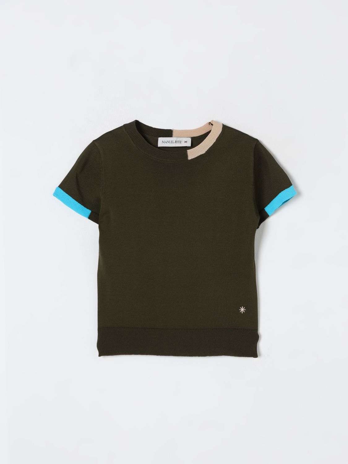Shop Manuel Ritz T-shirt Kids Color Green