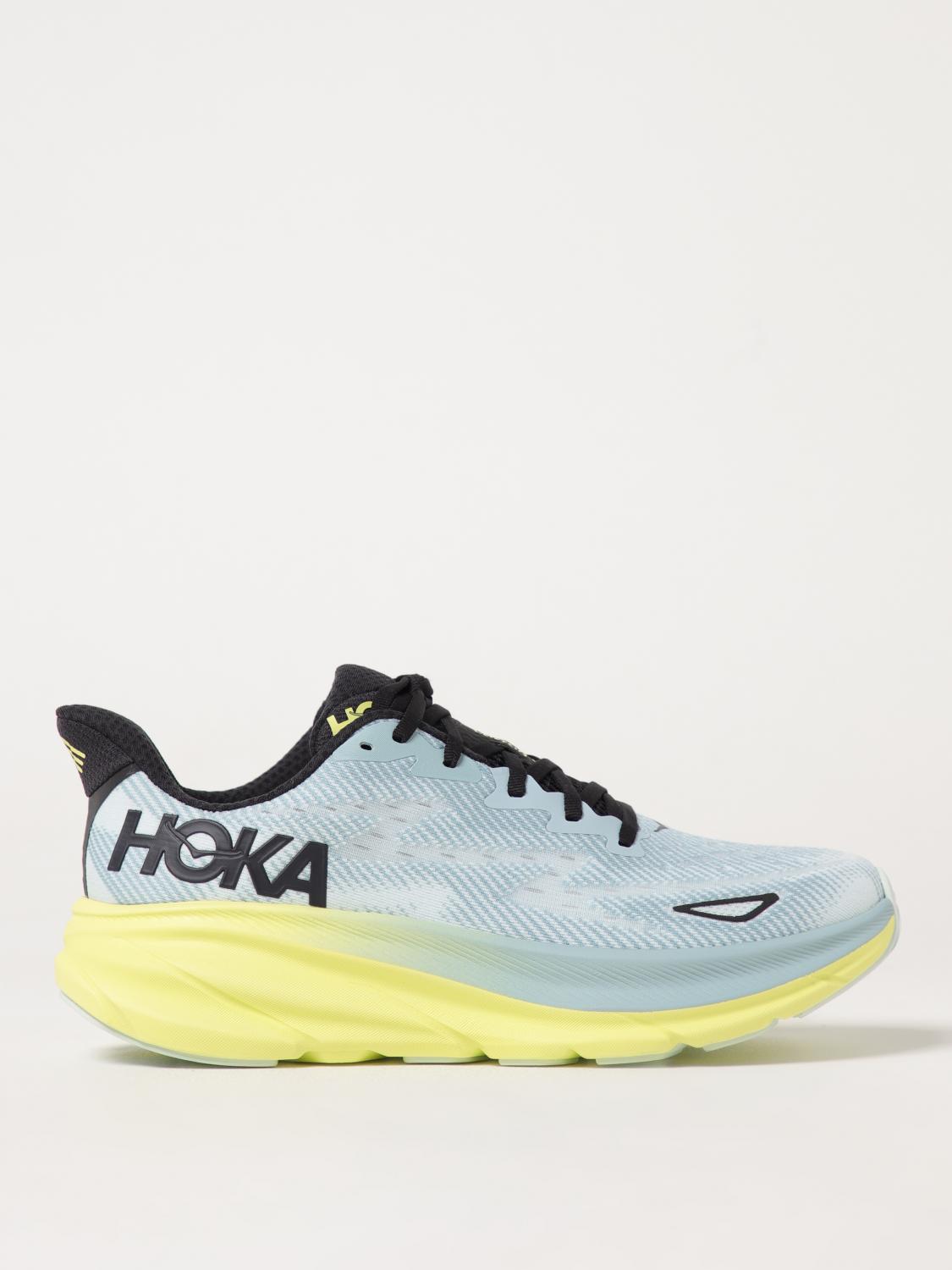 Hoka Multicolor Clifton 9 Sneakers In Sky