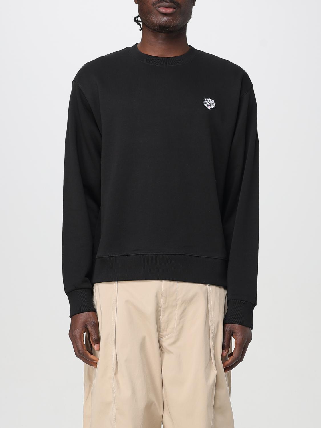 Kenzo Black Sweatshirt With Logo In Black