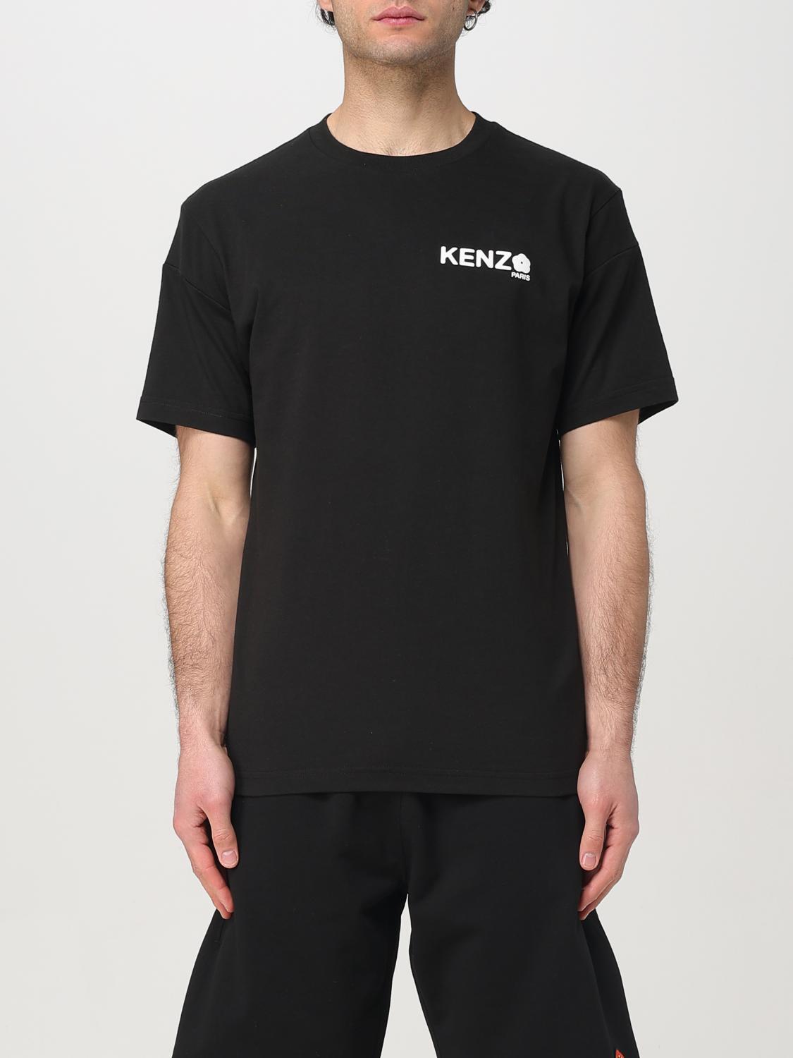 Kenzo Boke Flower 2.0 Classic Cotton Logo Graphic T-shirt In Black