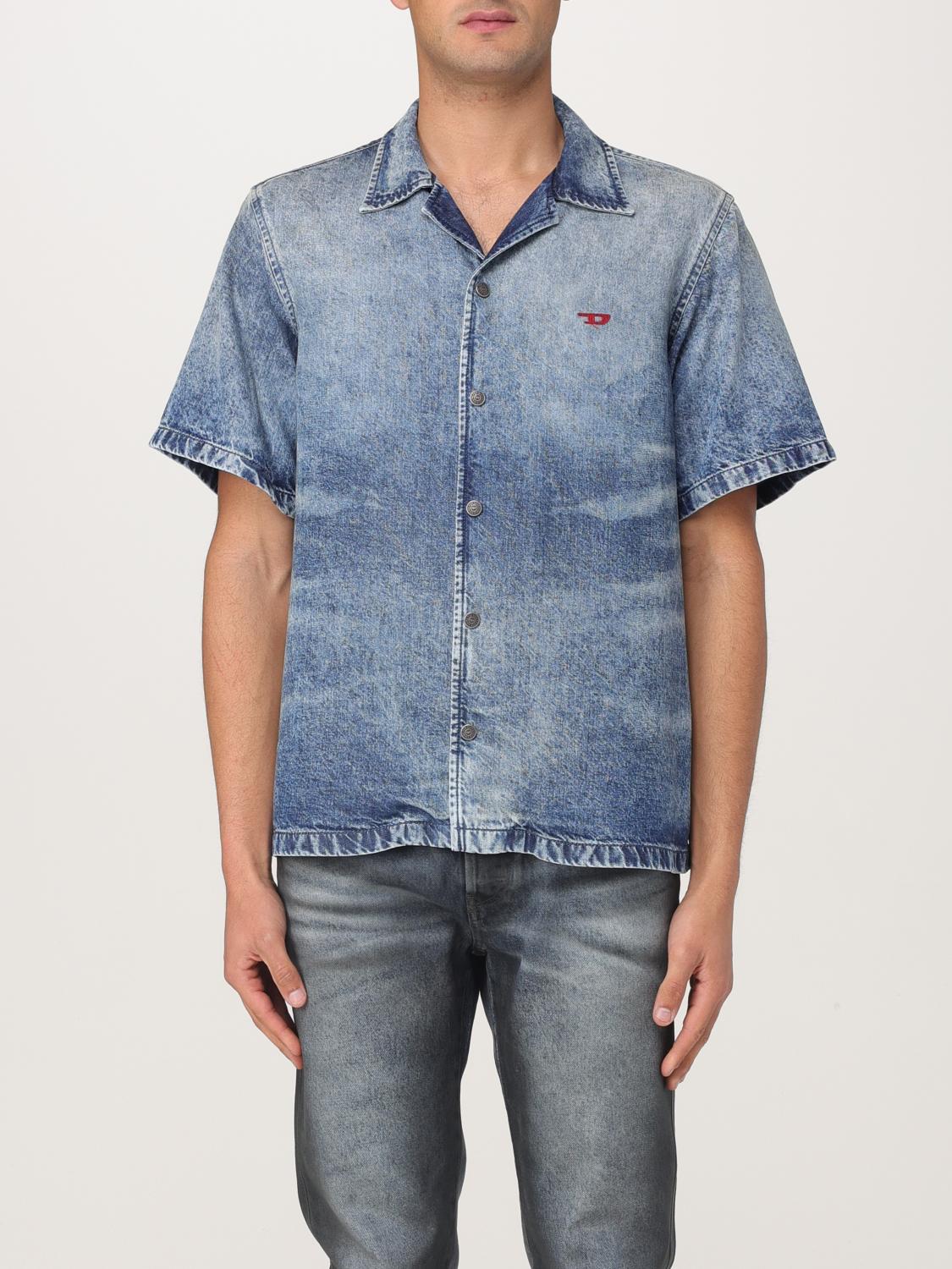 Diesel D-nabil-fsg Shirt In Blue