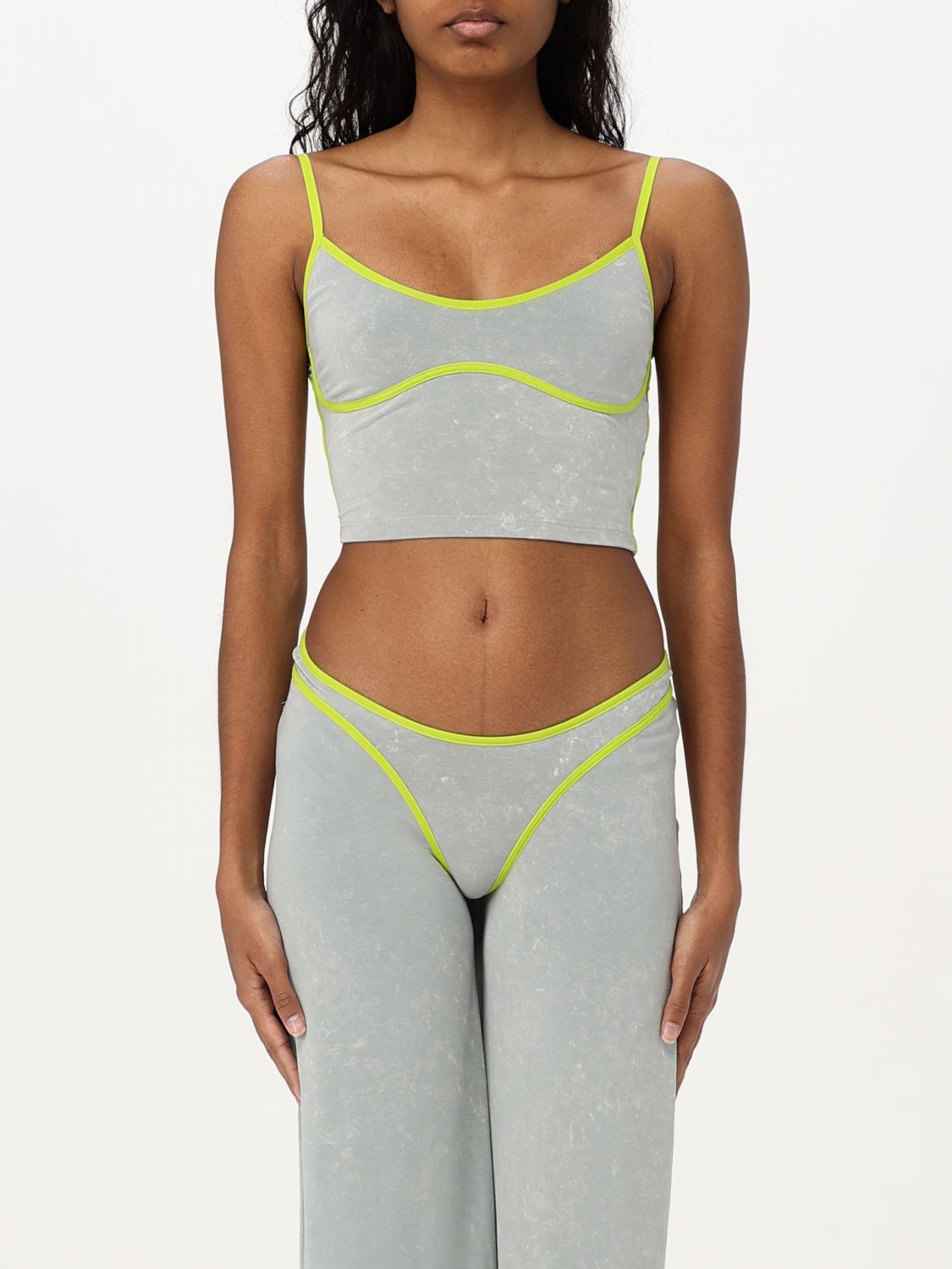 Diesel Cropped Tank Top In Blue
