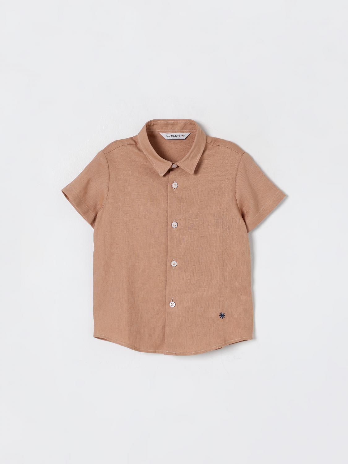 Manuel Ritz Shirt  Kids Color Beige In Beige