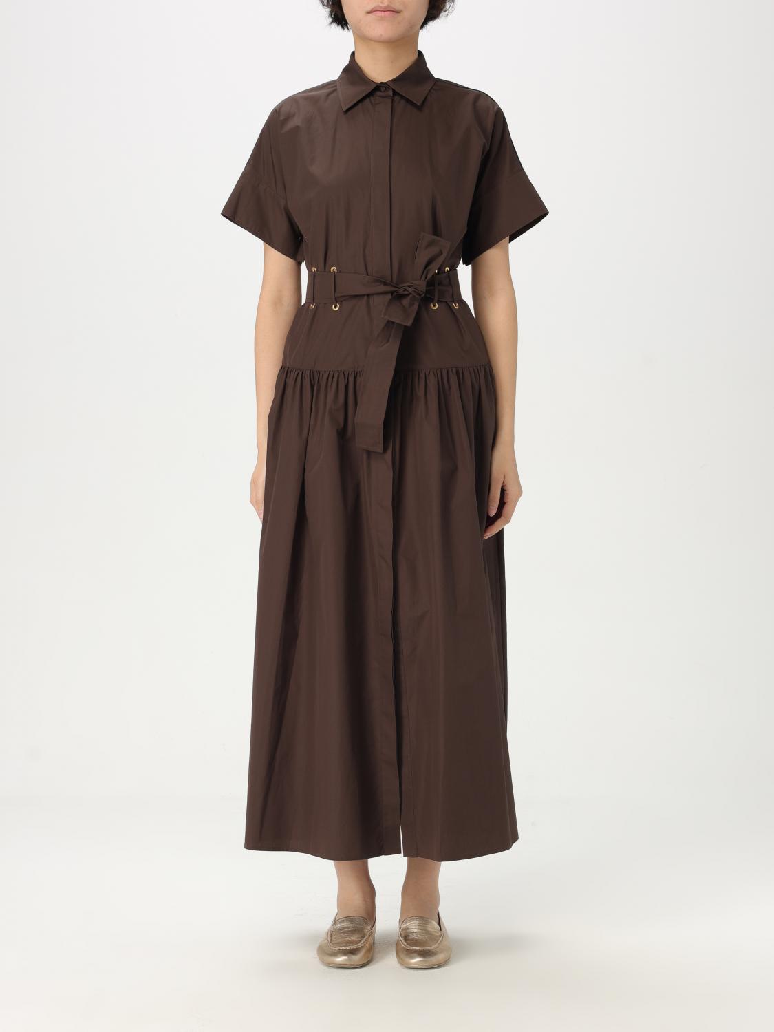 MAX MARA DRESS MAX MARA WOMAN COLOR LEATHER G67870107