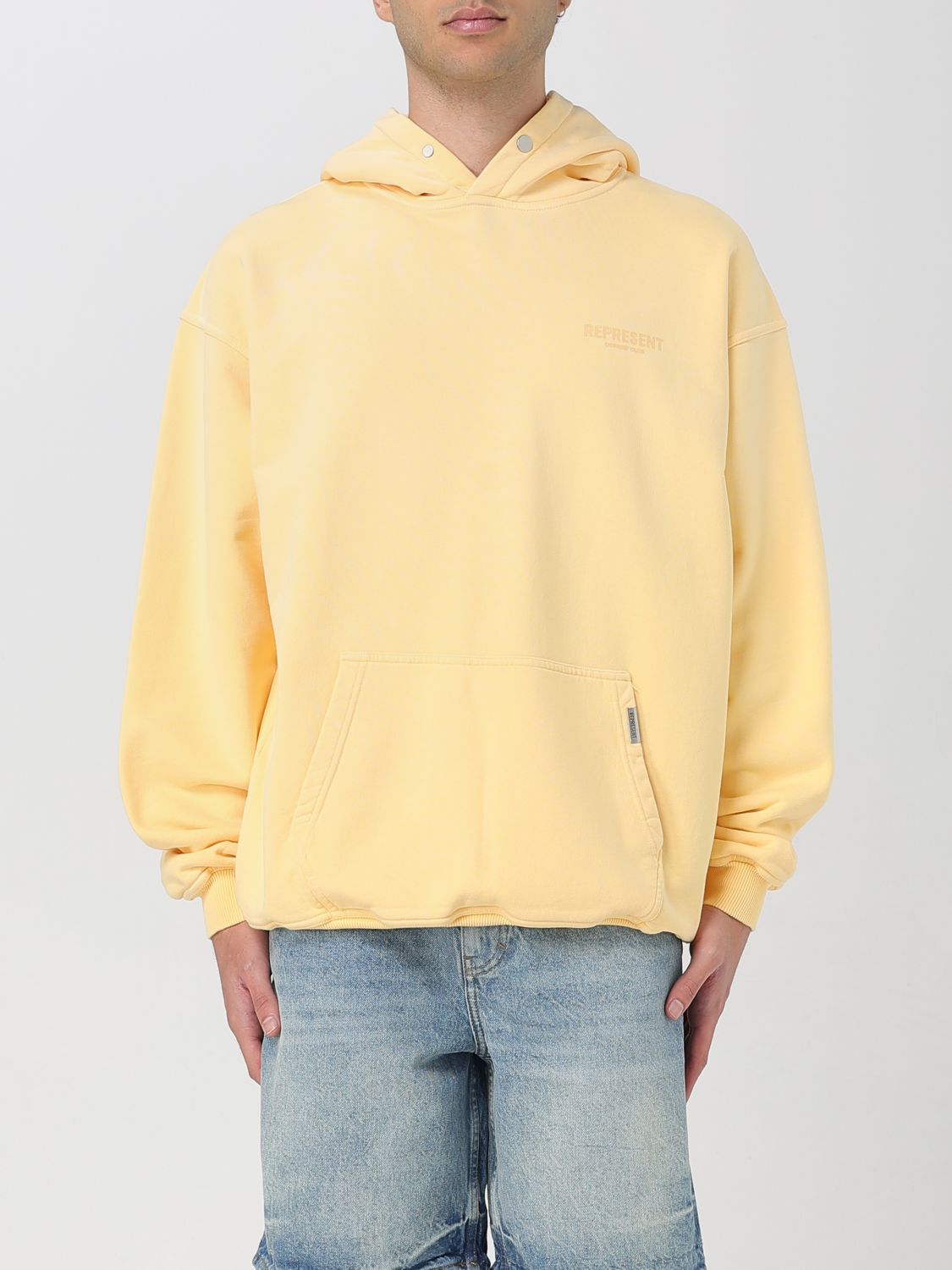 Represent Sweatshirt  Men Color Yellow