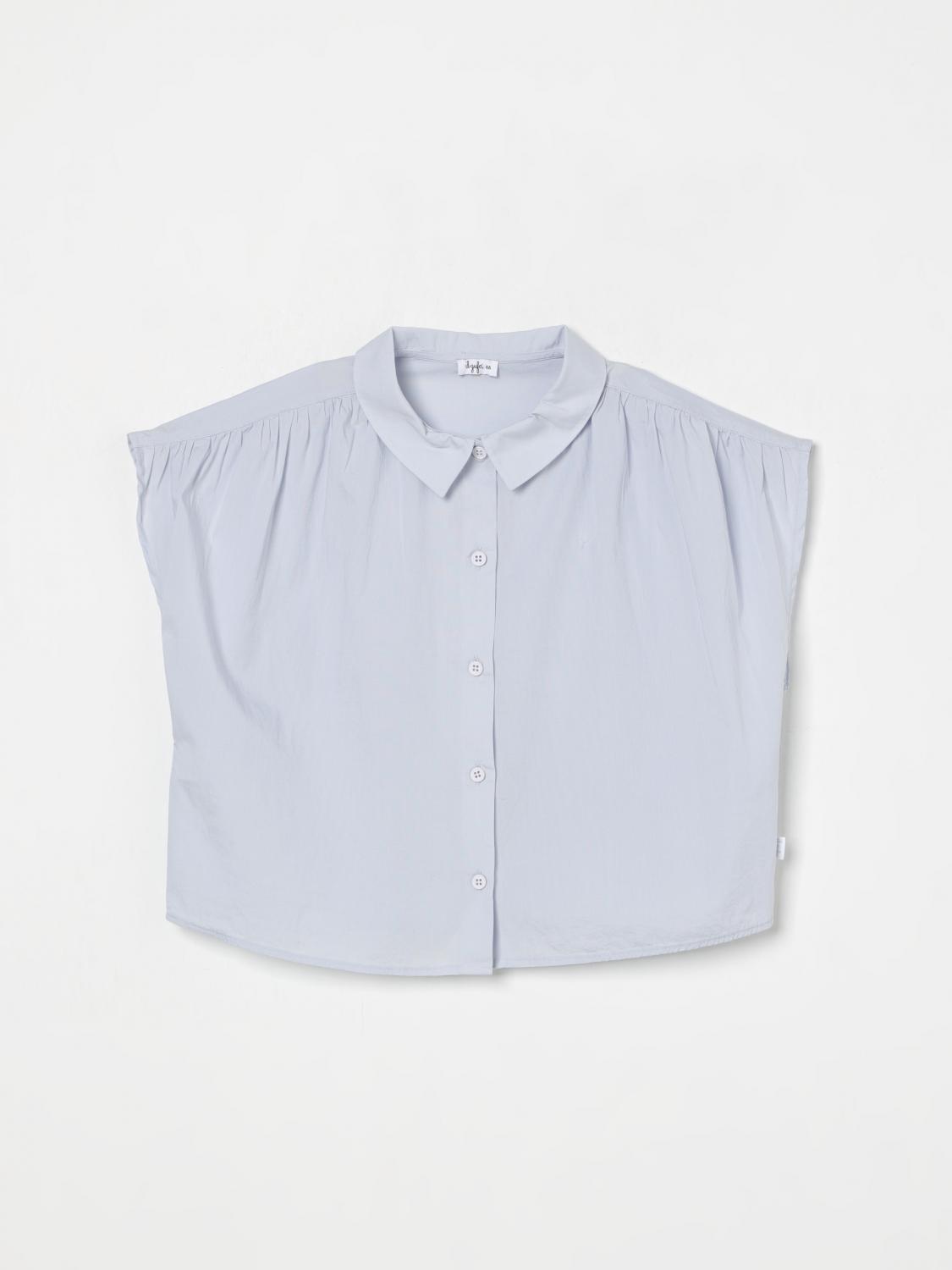 Il Gufo Shirt Kids Color Gnawed Blue In Gnawed Blue
