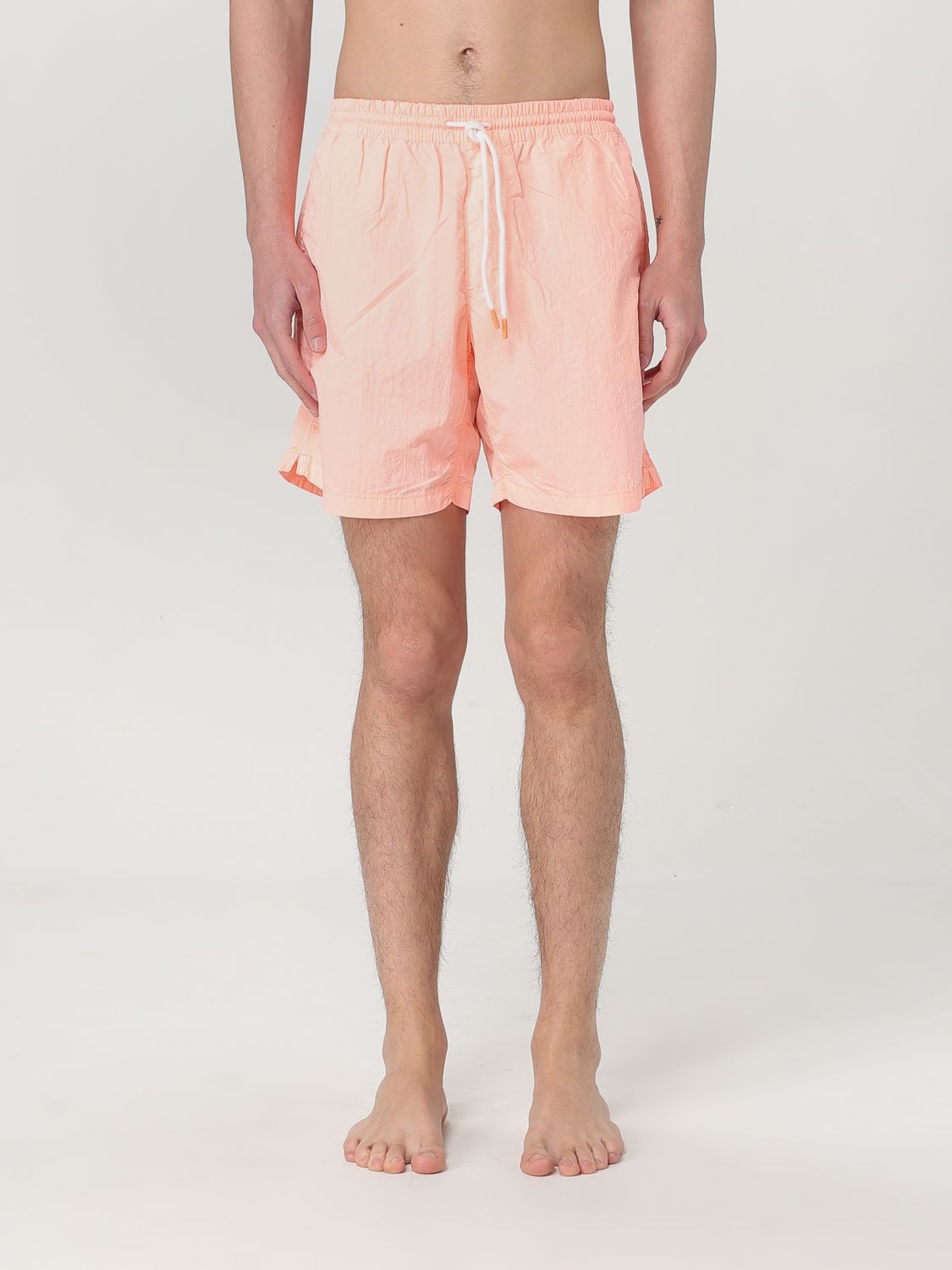 Shop Ecoalf Swimsuit Men Color Coral