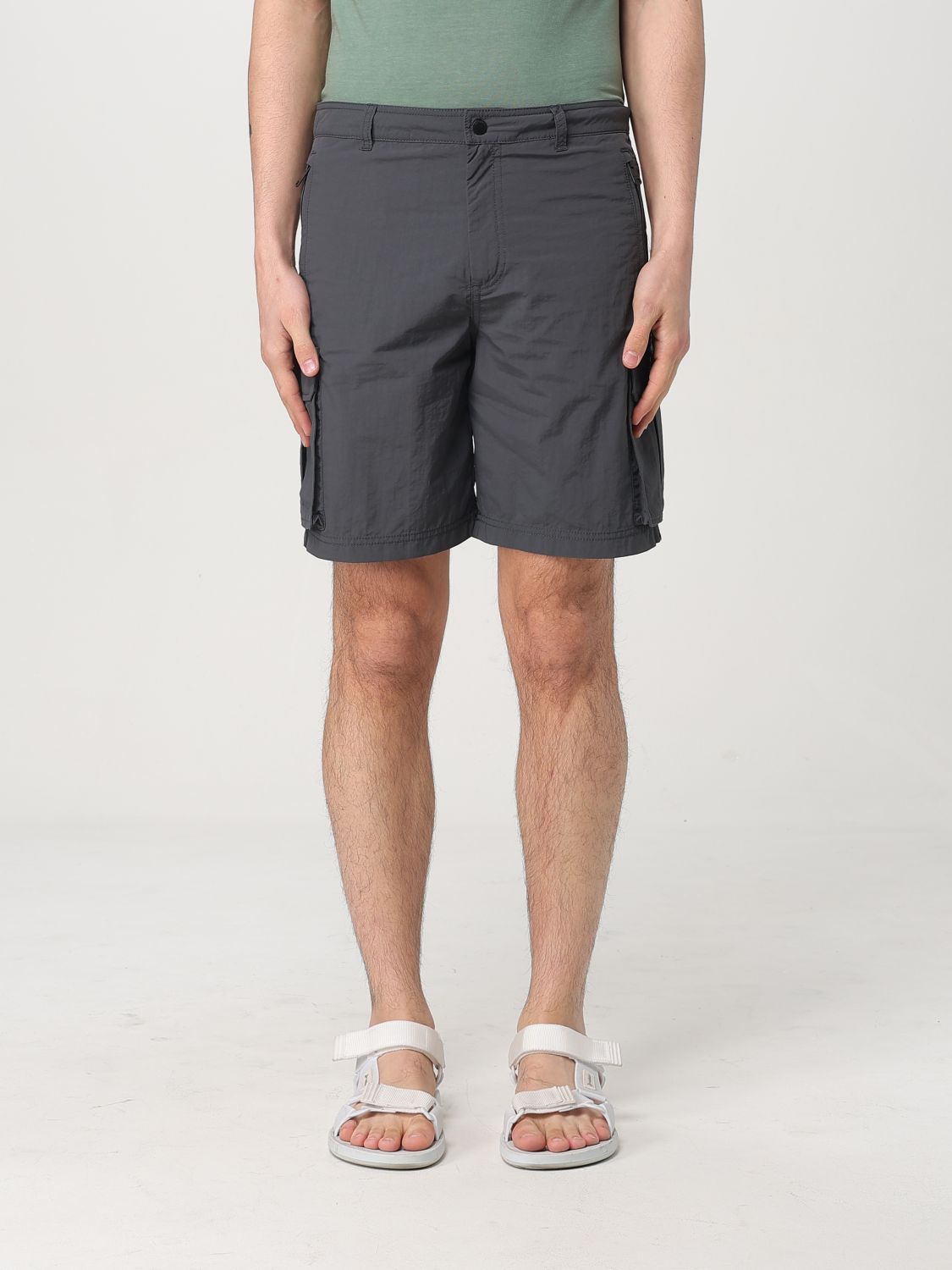 Shop Ecoalf Short  Men Color Grey