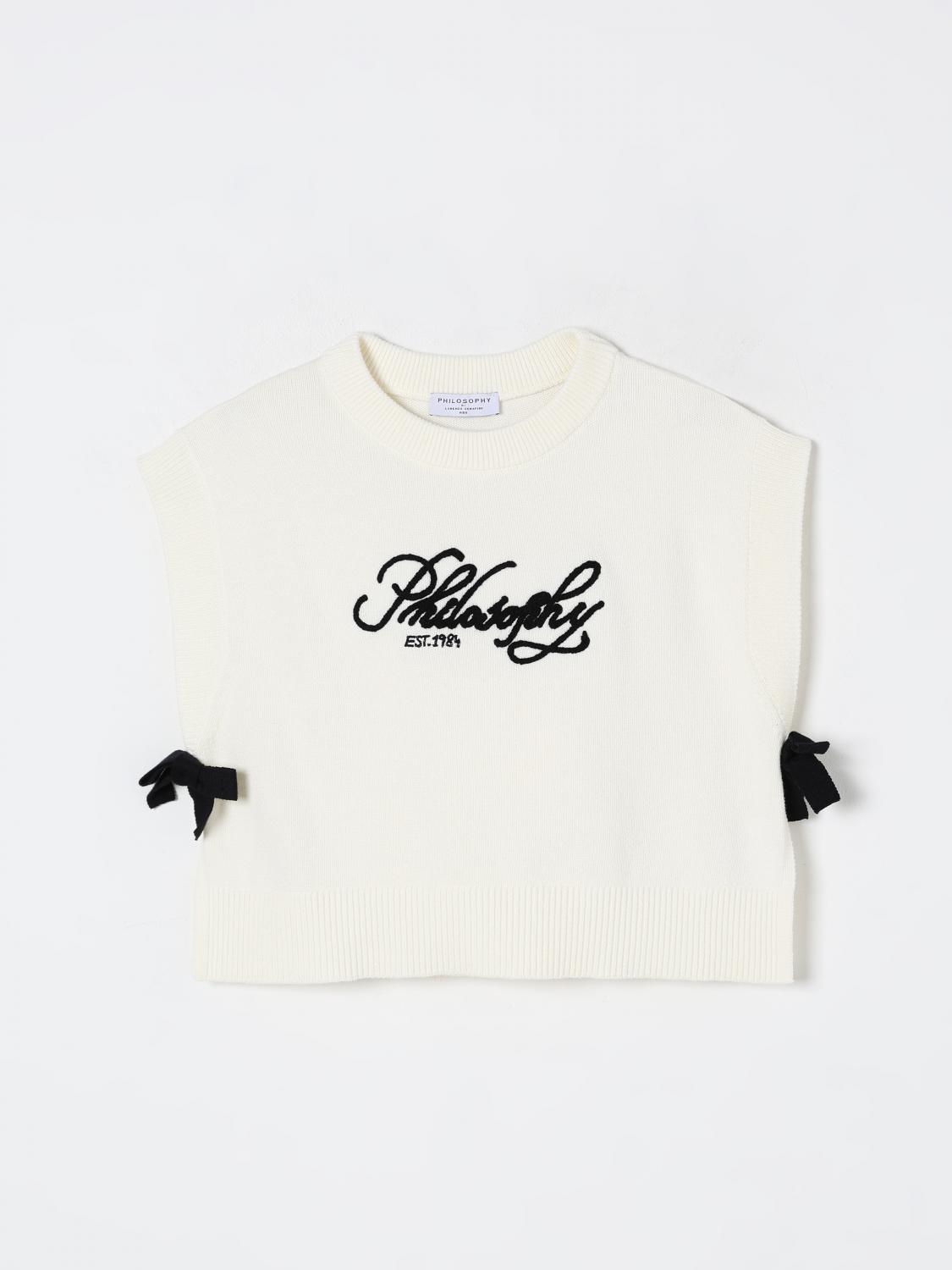 Philosophy Di Lorenzo Serafini Sweater  Kids Color White In White
