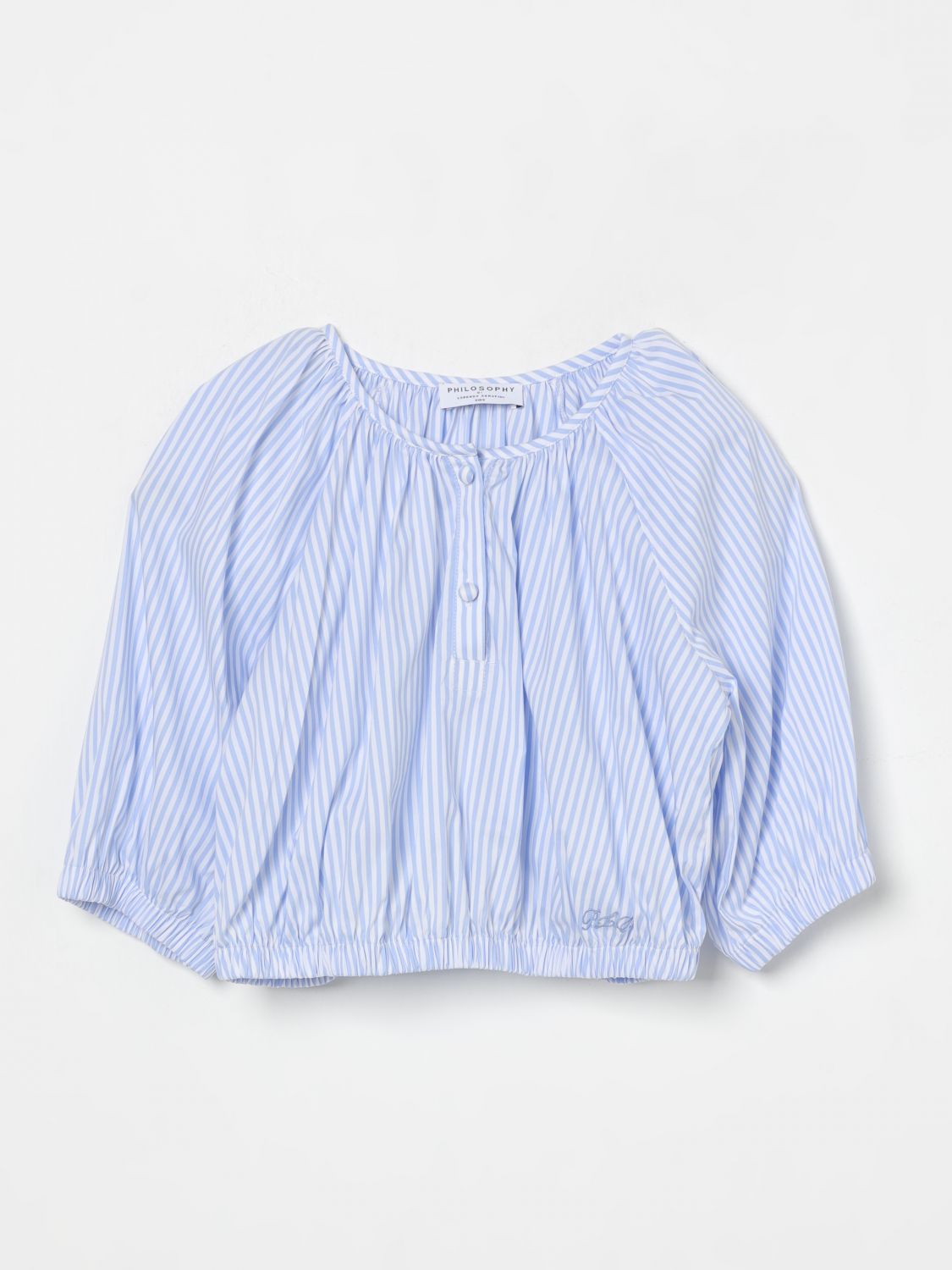 Philosophy Di Lorenzo Serafini Shirt  Kids Color Gnawed Blue In Gnawed Blue