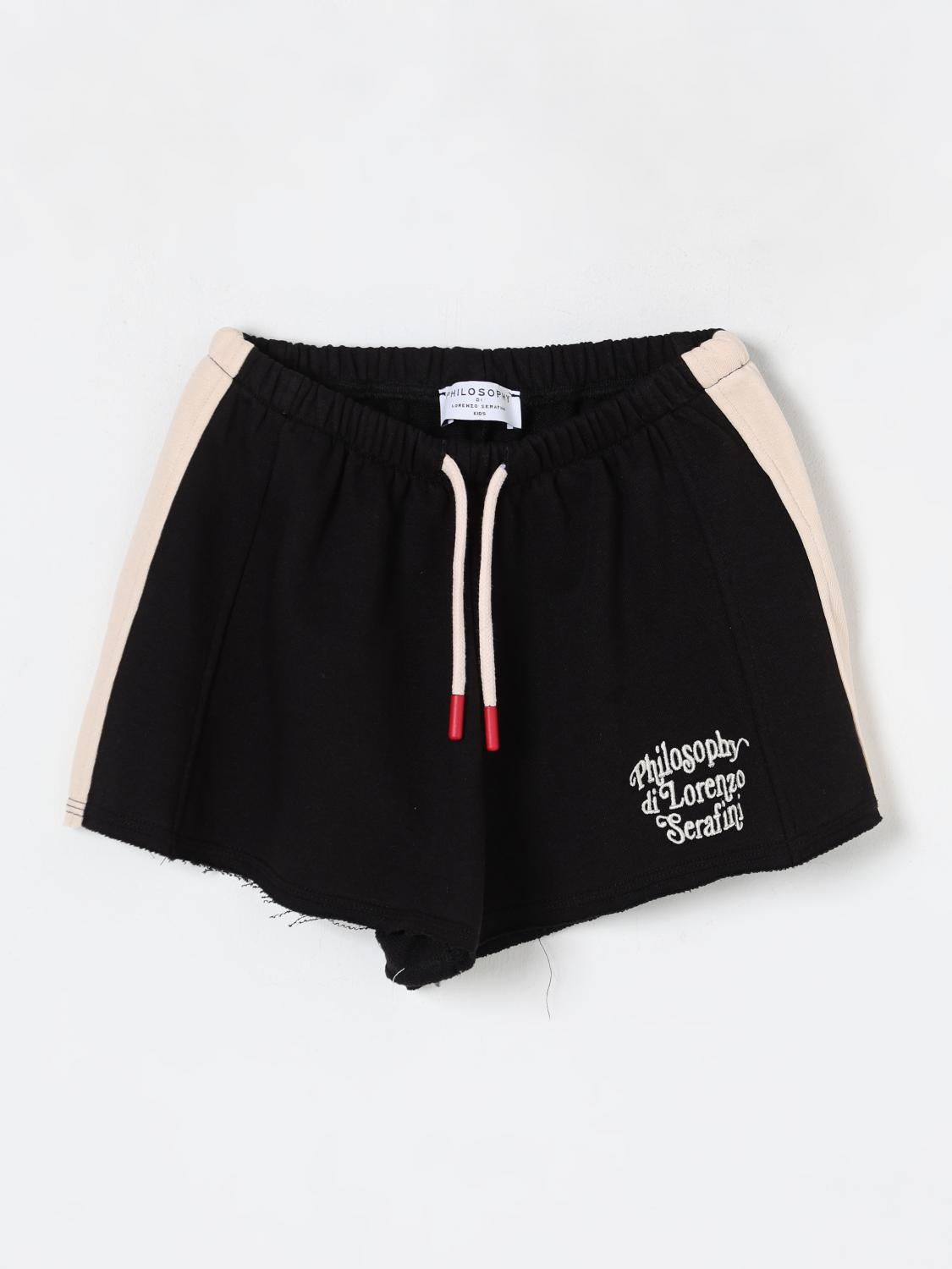 Philosophy Di Lorenzo Serafini Short  Kids Color Black In Black
