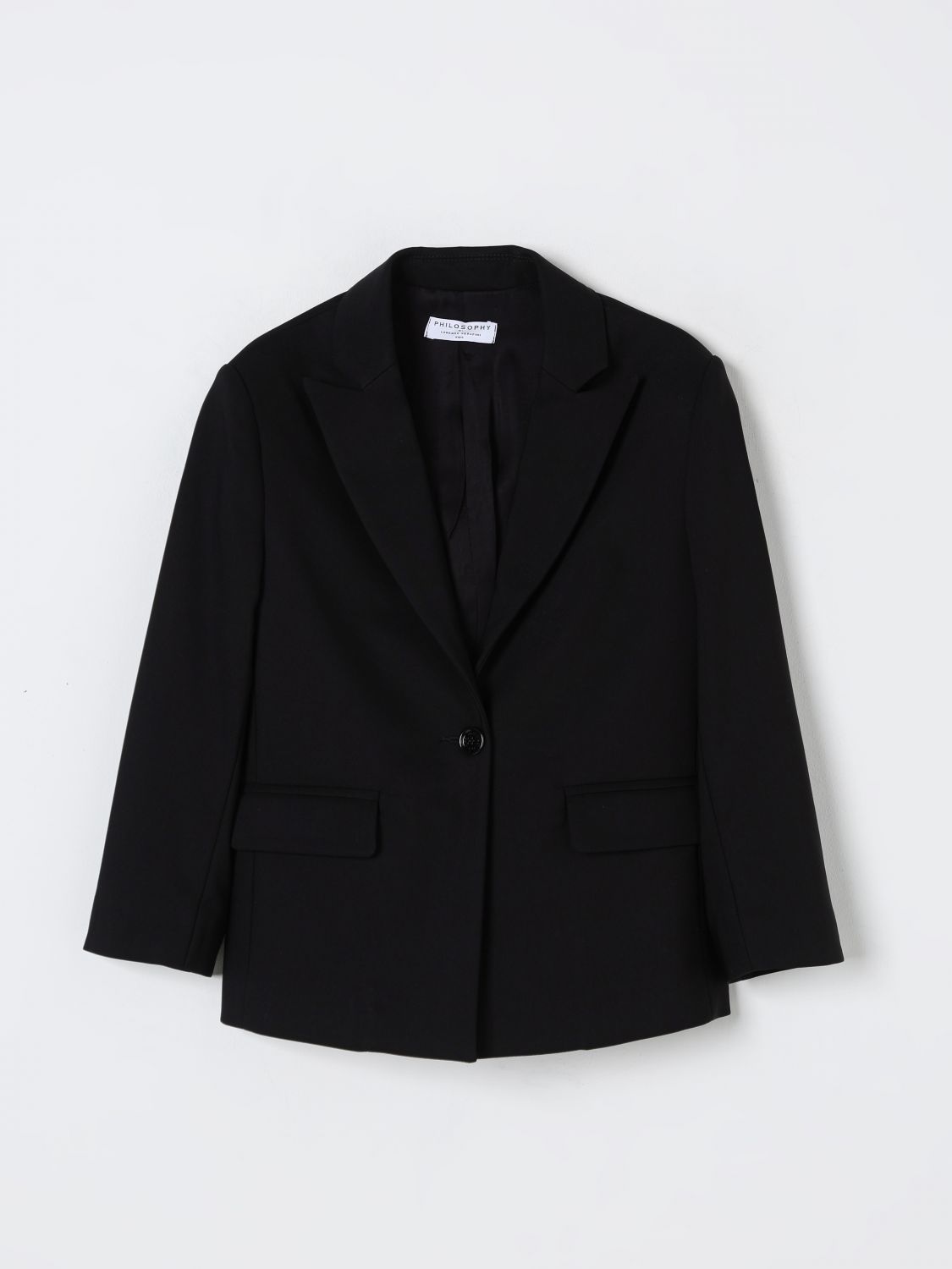 Philosophy Di Lorenzo Serafini Blazer Kids Color Black In Black