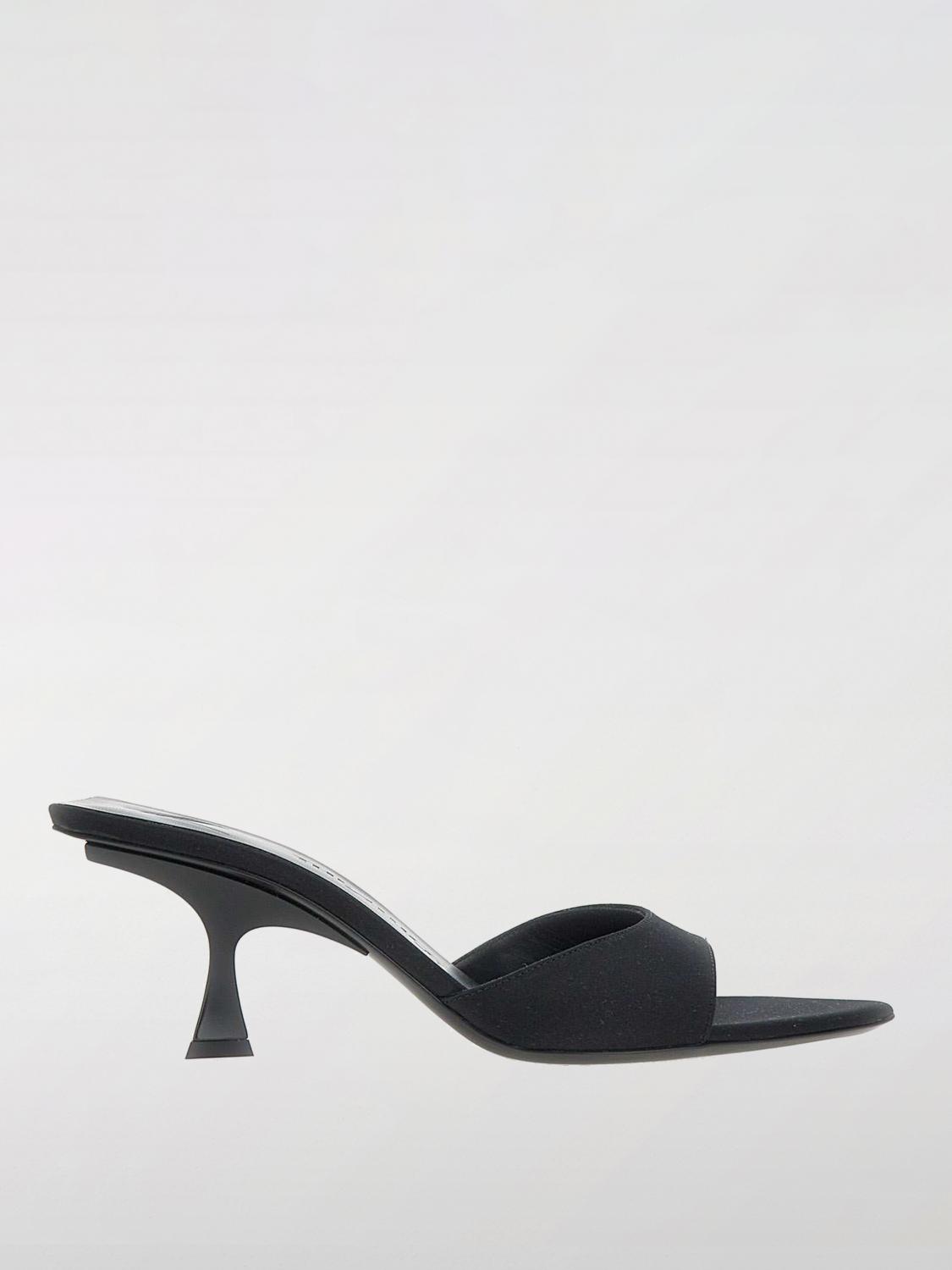 Attico Heeled Sandals The  Woman Color Black In Black