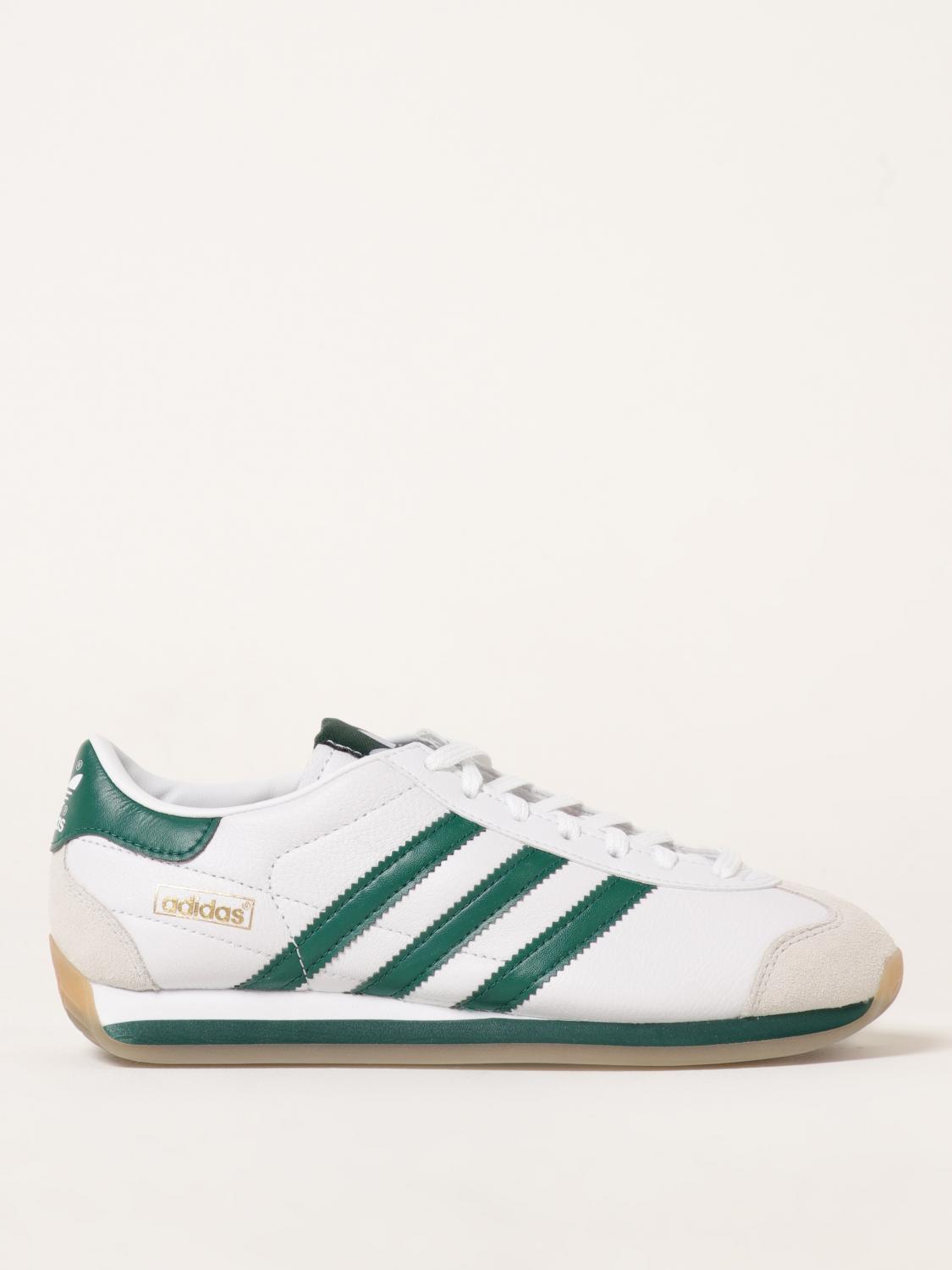 Adidas Originals Japan Country Low-top Sneakers With Suede Inserts In White