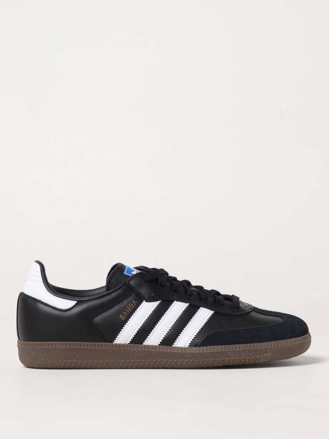 Adidas Originals Samba Og Logo-print Leather Low-top Trainers In Black