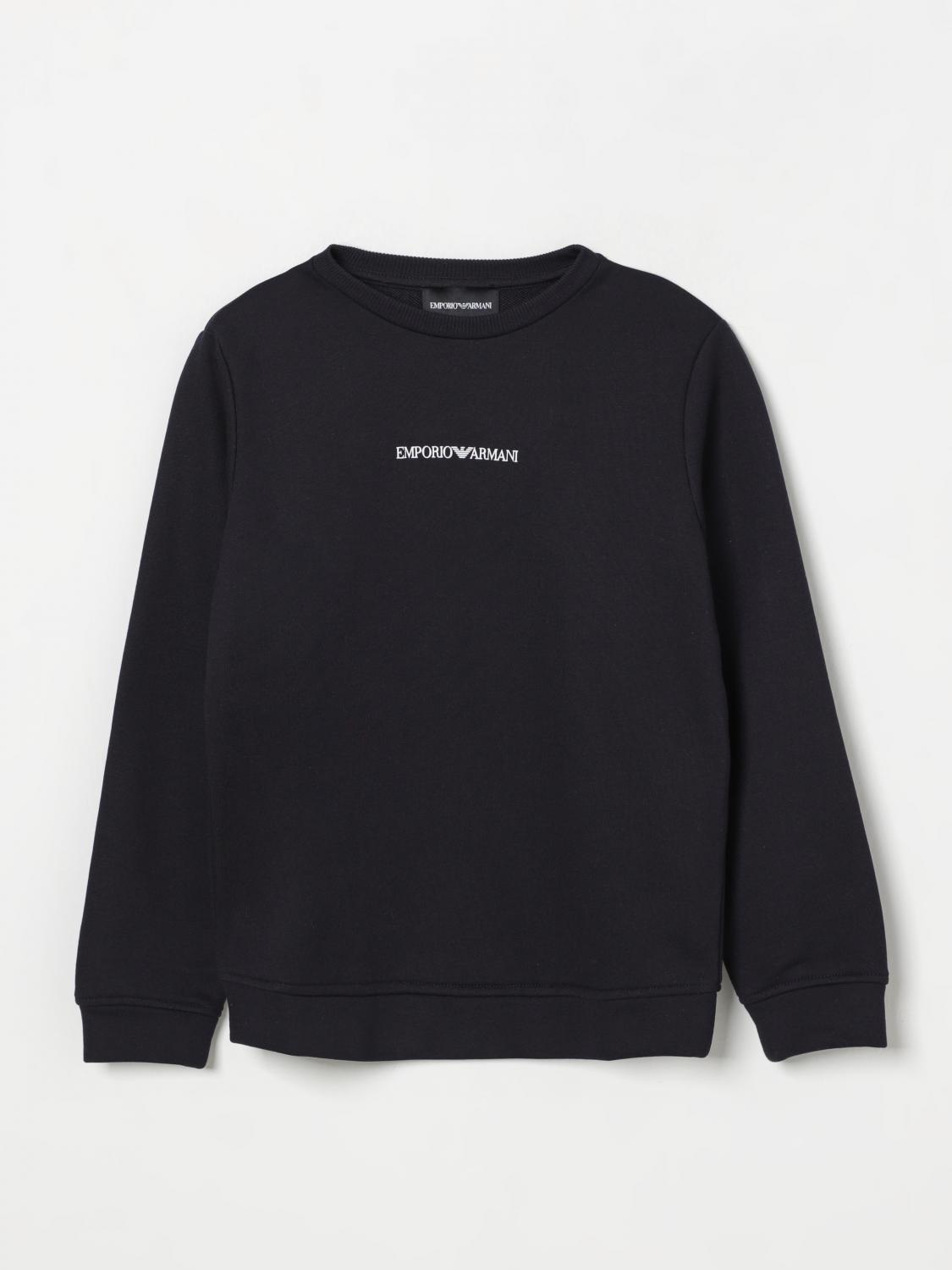 Emporio Armani Sweater Kids Color Blue In Blau