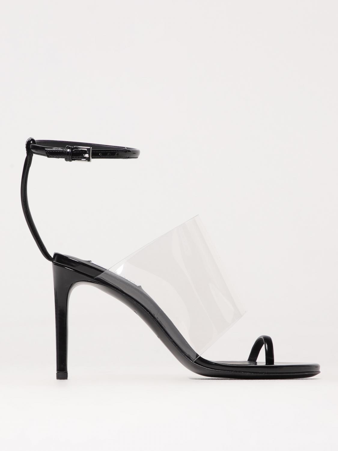 Shop Alaïa Heeled Sandals Woman Color Black