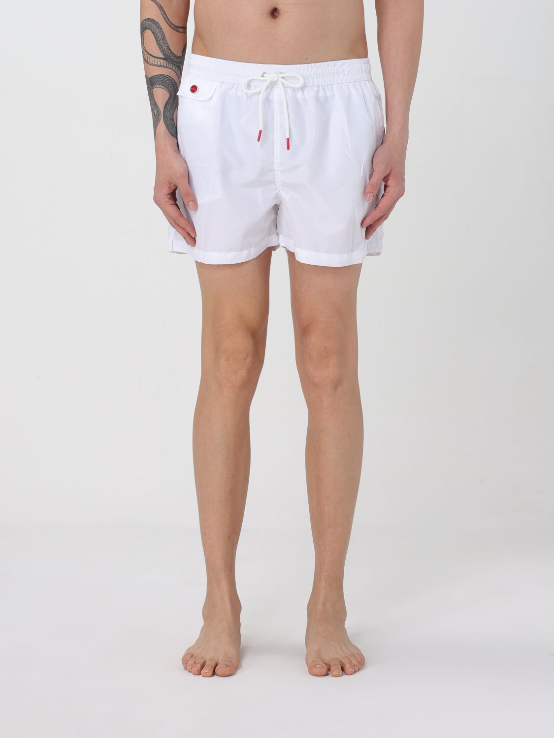 Shop Kiton Swimsuit Men Color White