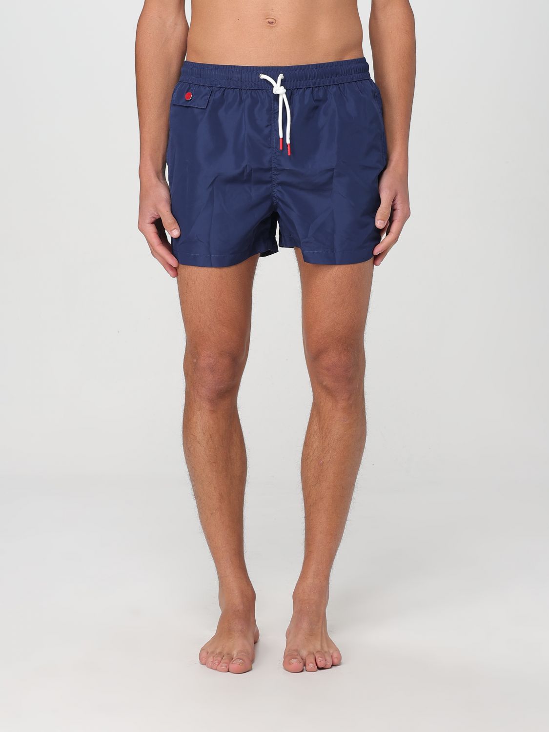 Shop Kiton Swimsuit Men Color Blue
