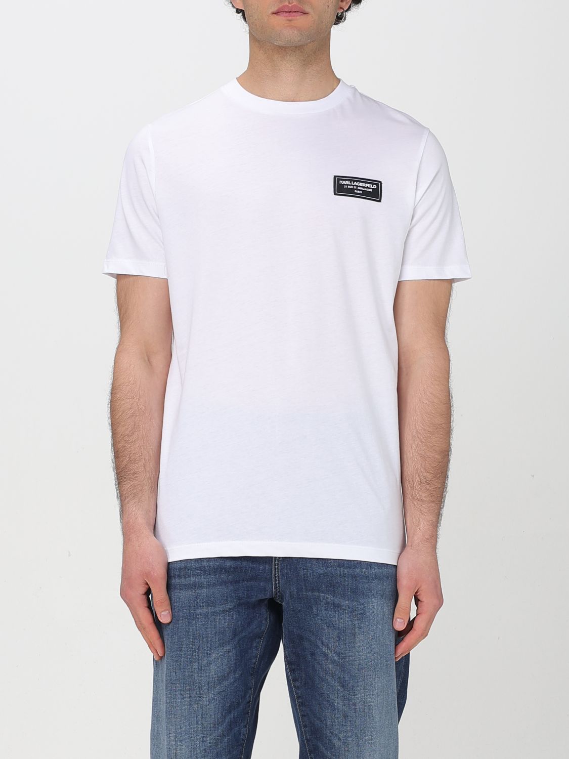 Karl Lagerfeld T-shirt Men Color White In White