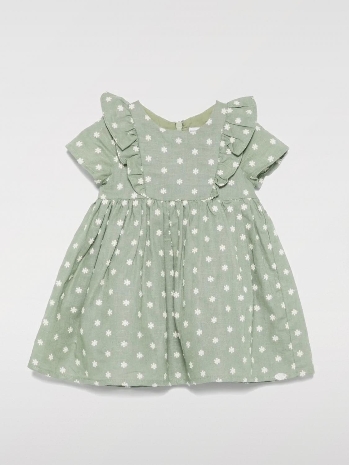 Shop Tartine Et Chocolat Romper Kids Color Green