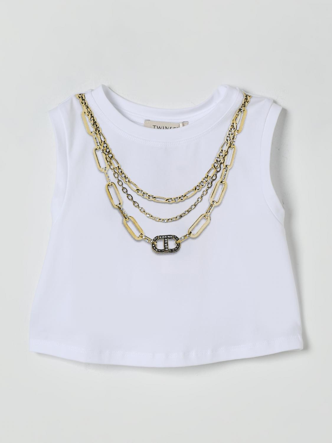 Twinset T-shirt Kids Color White In White