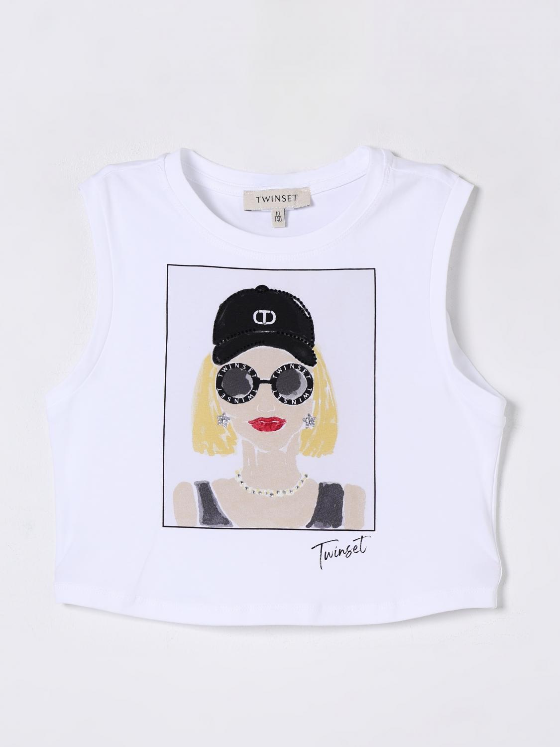 Twinset T-shirt Kids Color Ice In Ice
