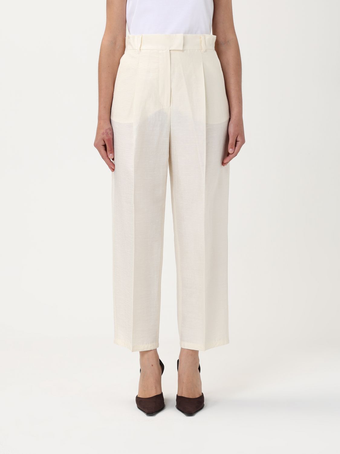 Max Mara Pants  Woman Color Ivory