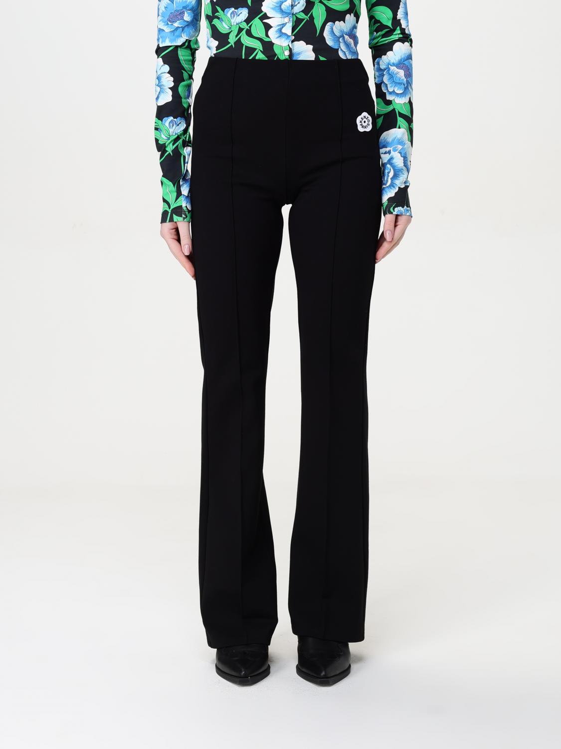 Kenzo Pants  Woman Color Black In Schwarz