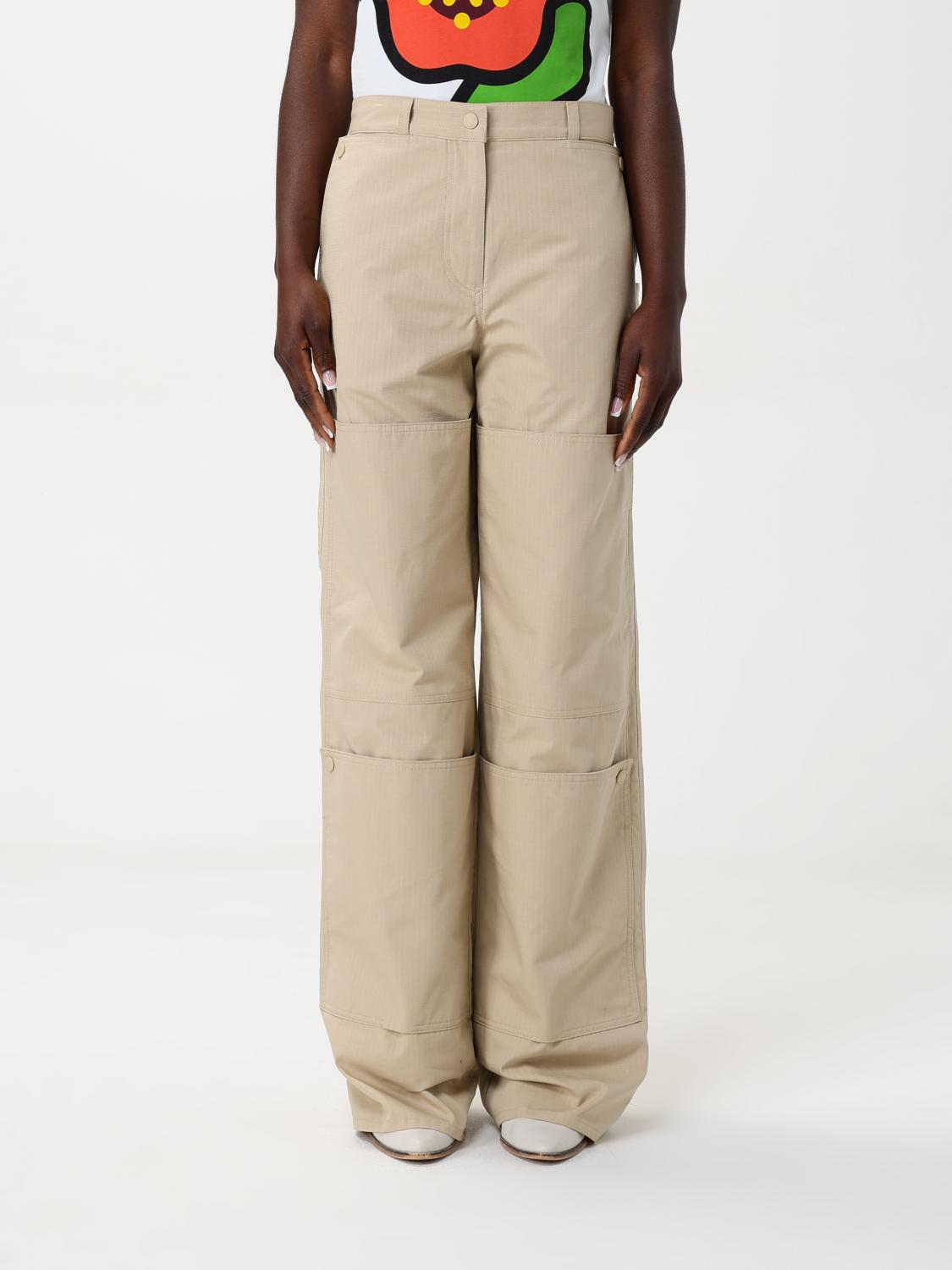 Kenzo Pants  Woman Color Beige In Beige