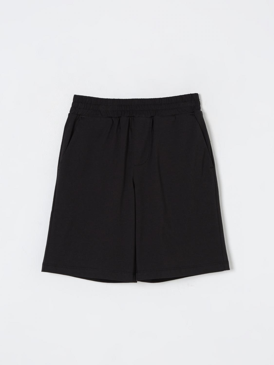 Moncler Shorts Kids Color Black In 999