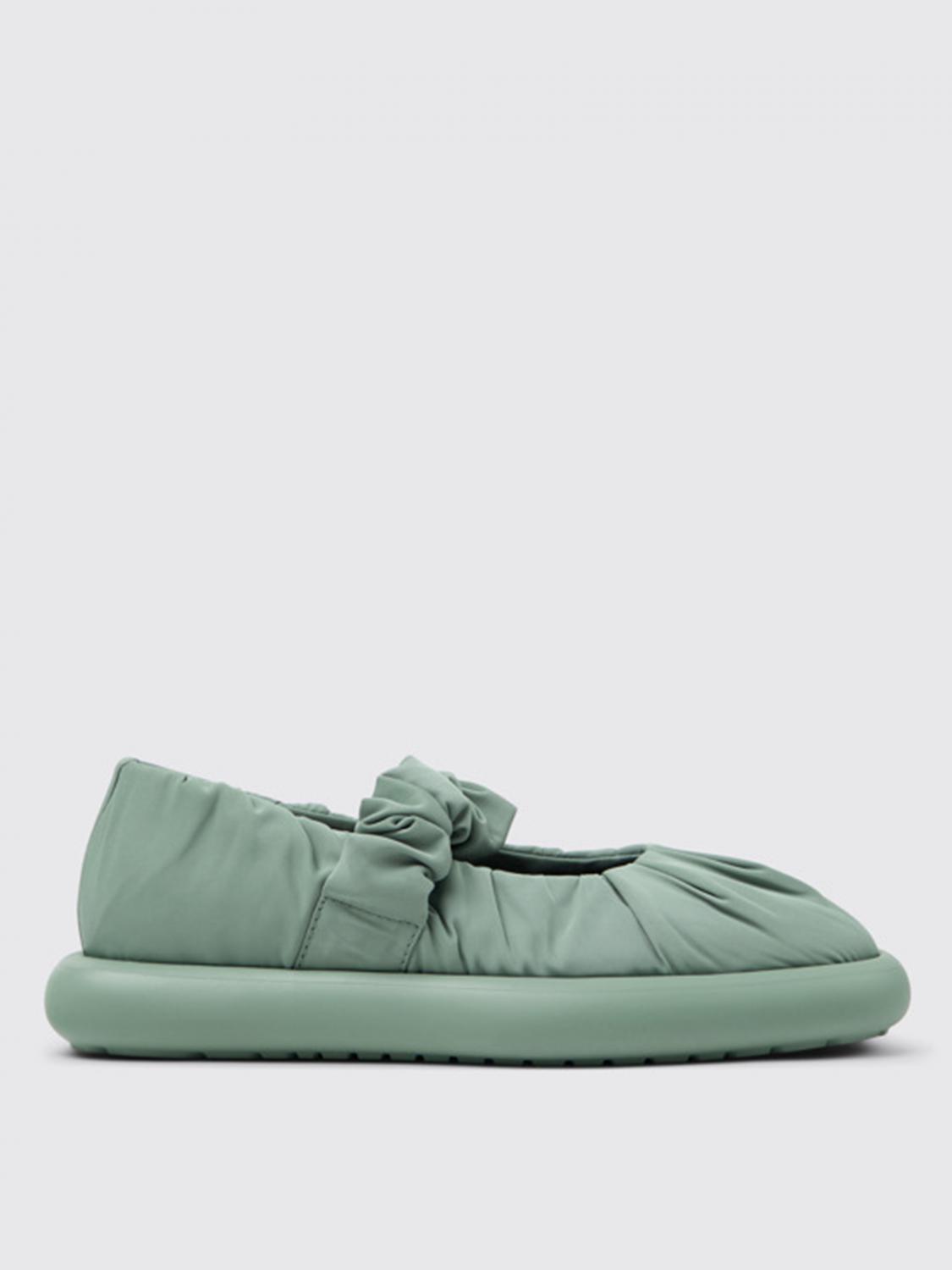Camper Onda Ballet Flats In Grün